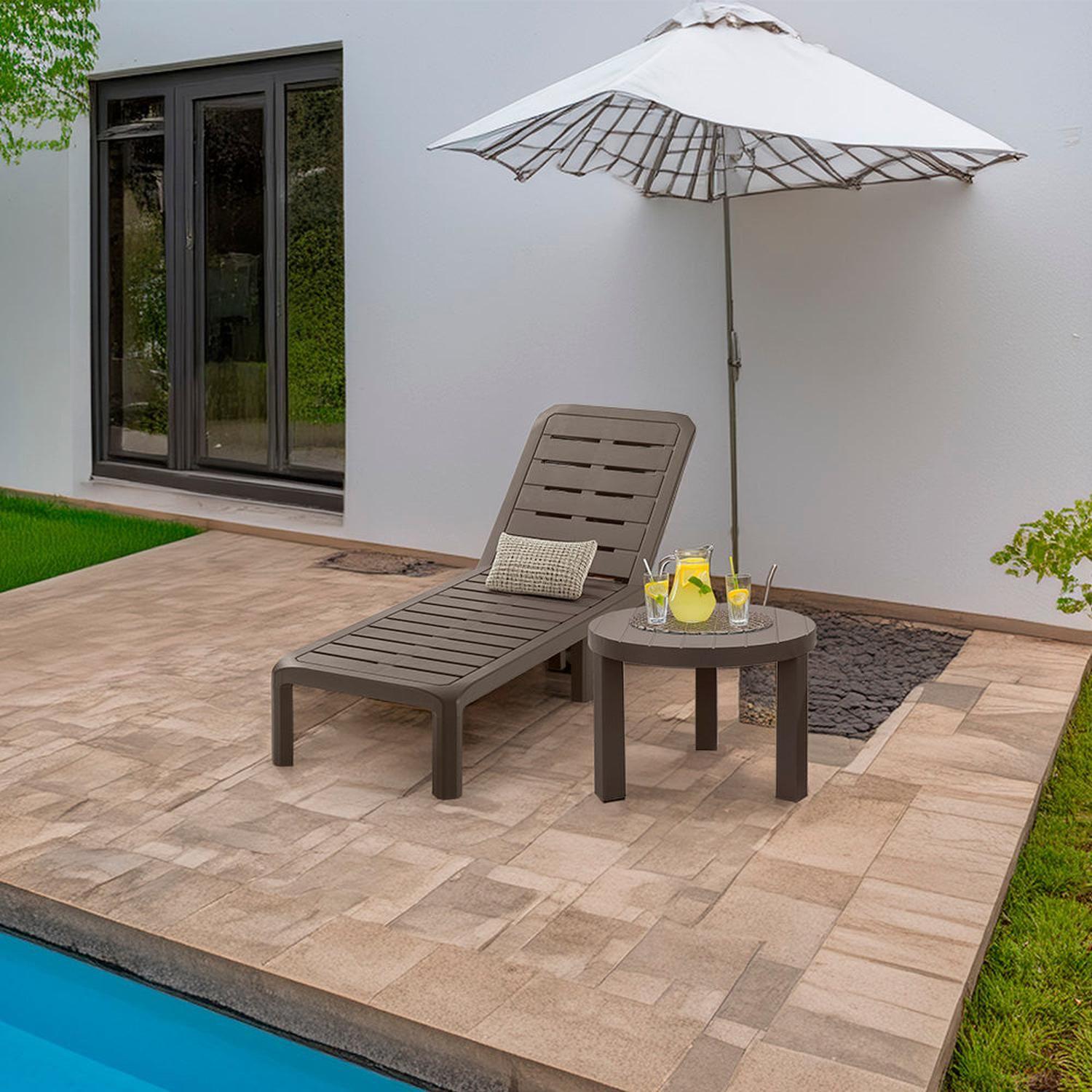 Set 1 Reposera + 1 Mesa Baru Rimax-2