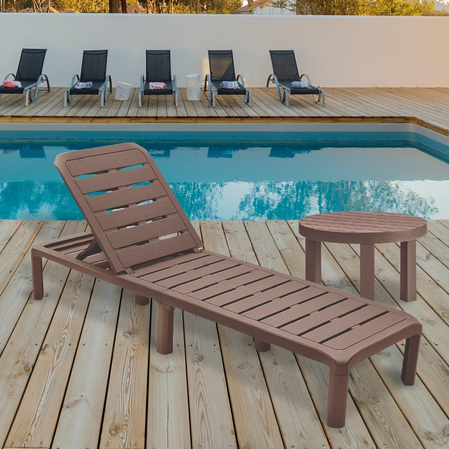 Set 1 Reposera + 1 Mesa Baru Rimax-5