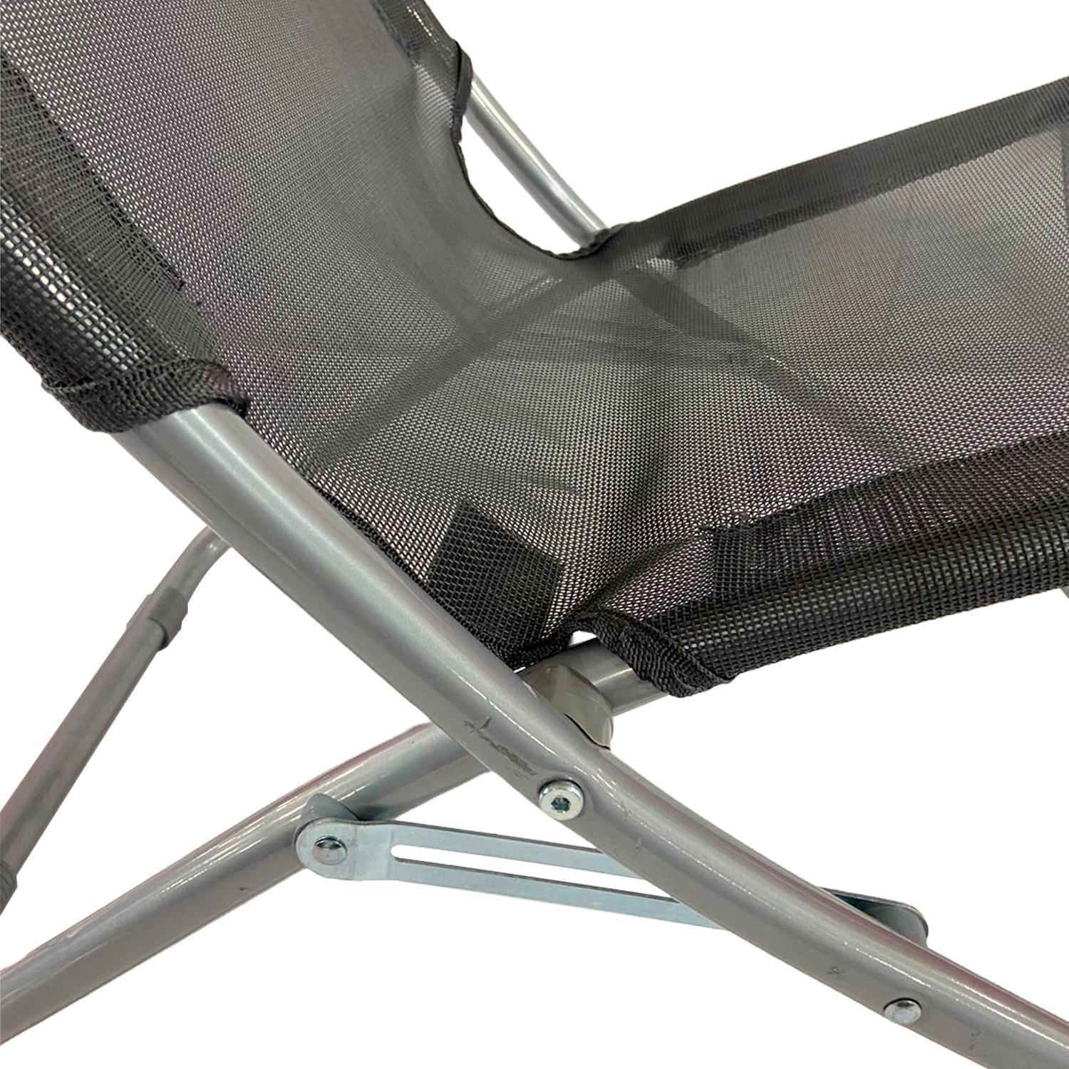 Silla Playera Gray Beach Gris 88x54x47cm North Pak-6