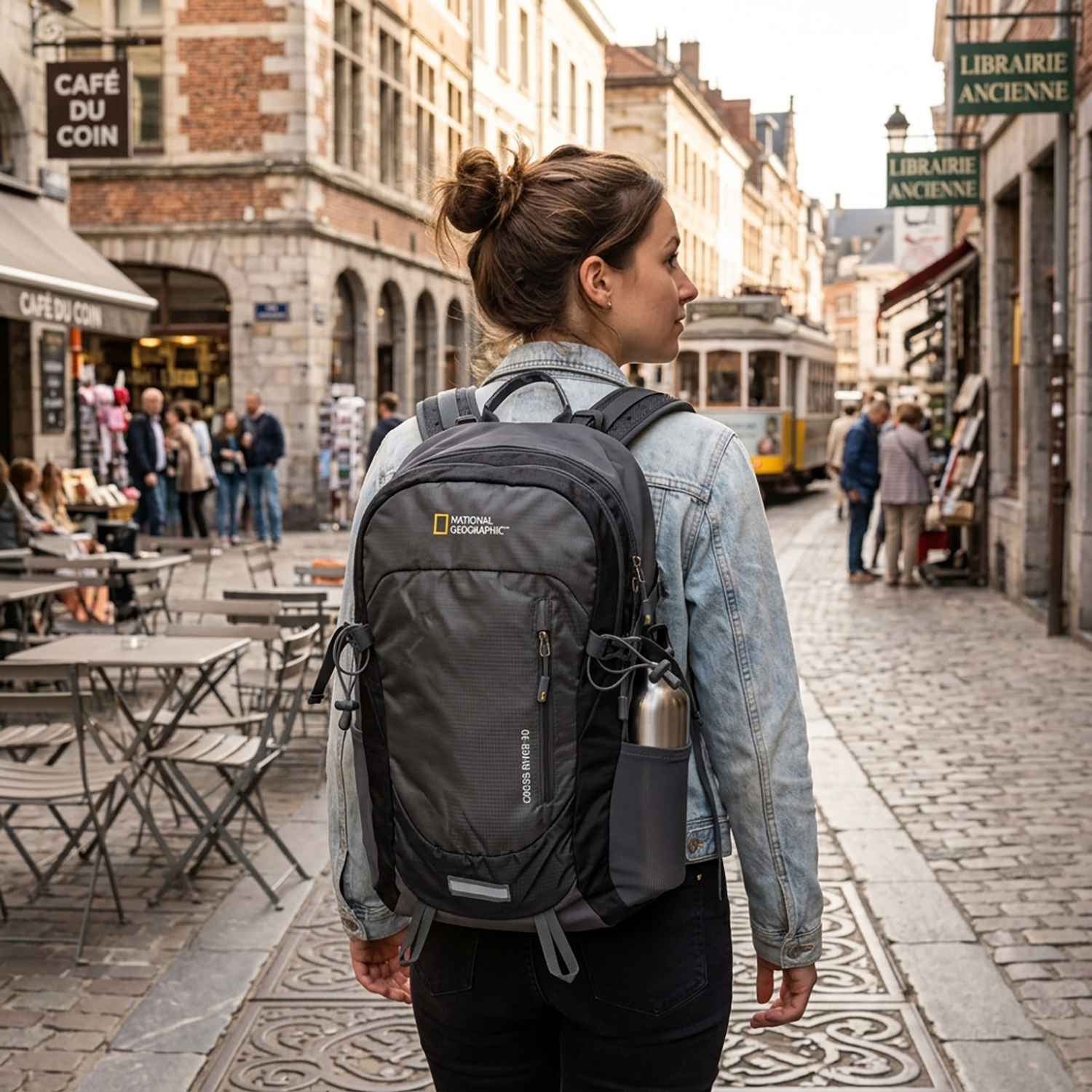 Mochila Cross River Gris 30 Litros National Geographic-7