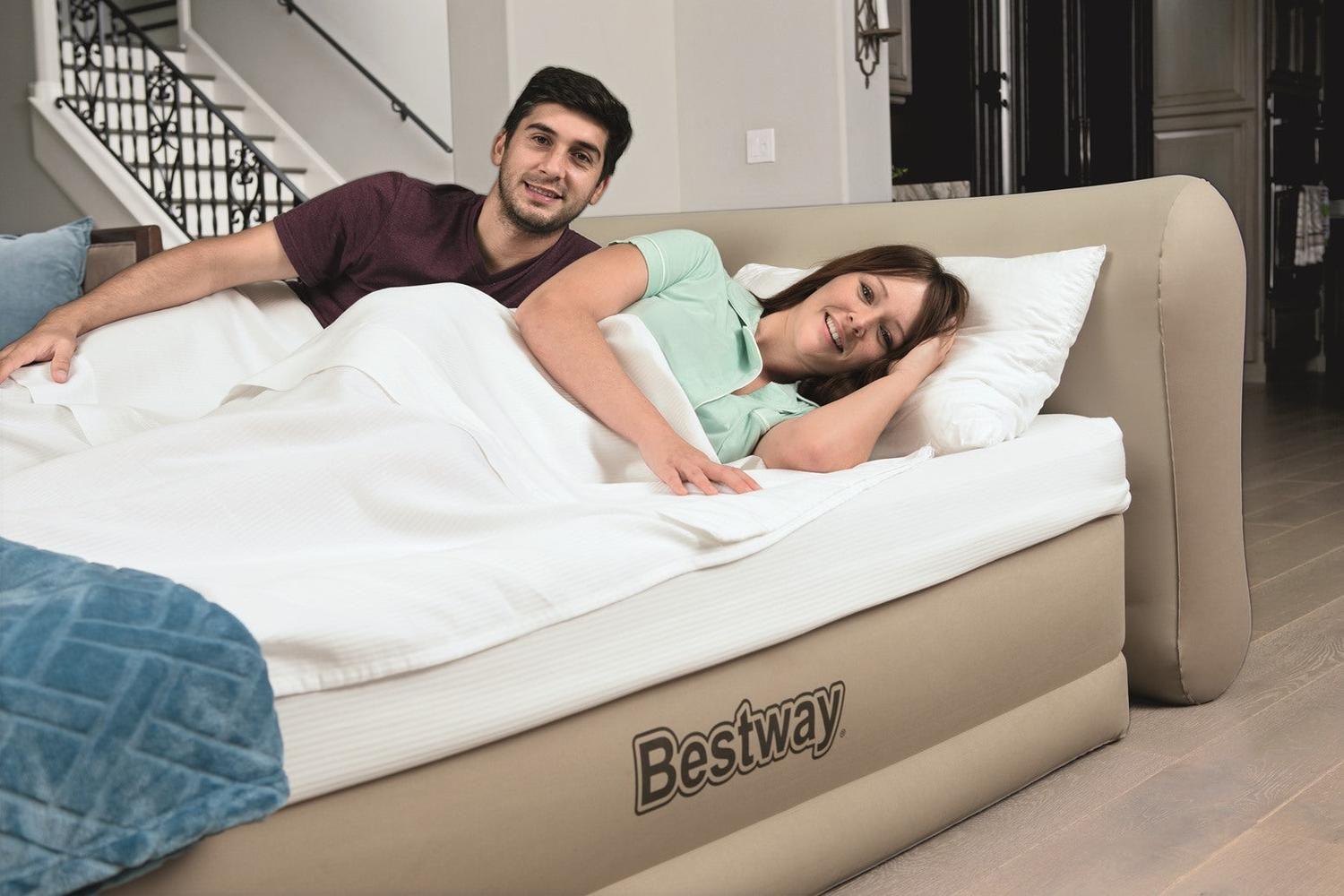 Colchon inflable Electrico Queen con respaldo 2.29MX1.52MX79cm Bestway-5
