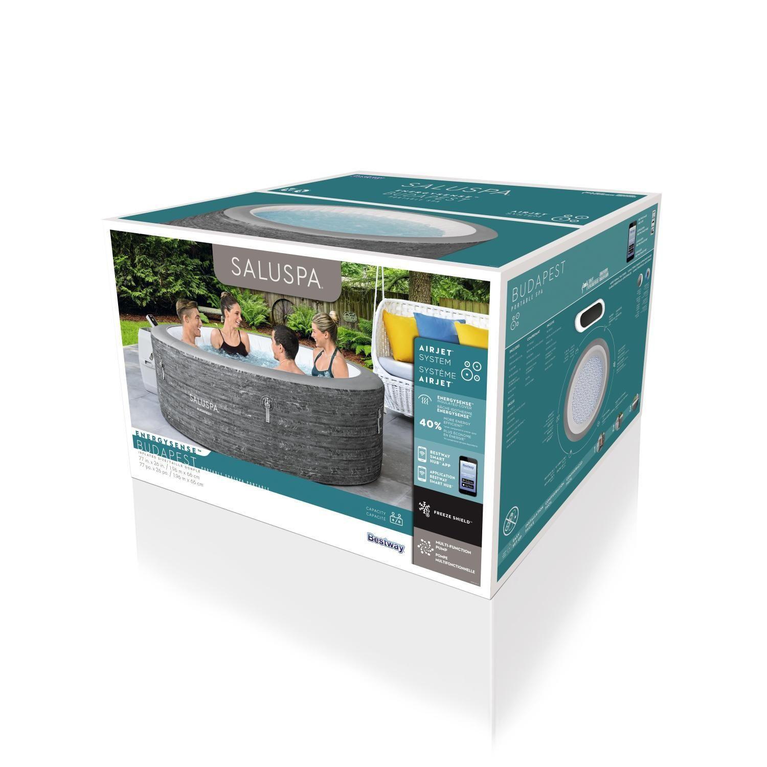 Hot Tub Spa inflable Budapest Smart 6 Personas Bestway-7