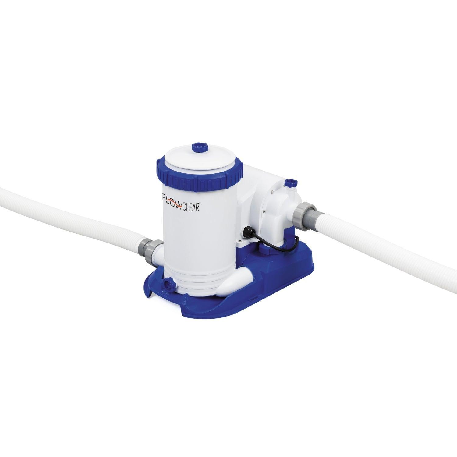 Piscina Bestway Redonda Piedra Filtro+Accesorios 6.71MX1.32M-3