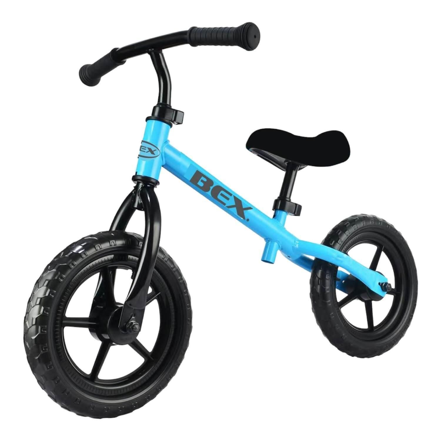 Bicicleta Acero Equilibrio Aprendizaje Sin Pedal Azul Bex-2