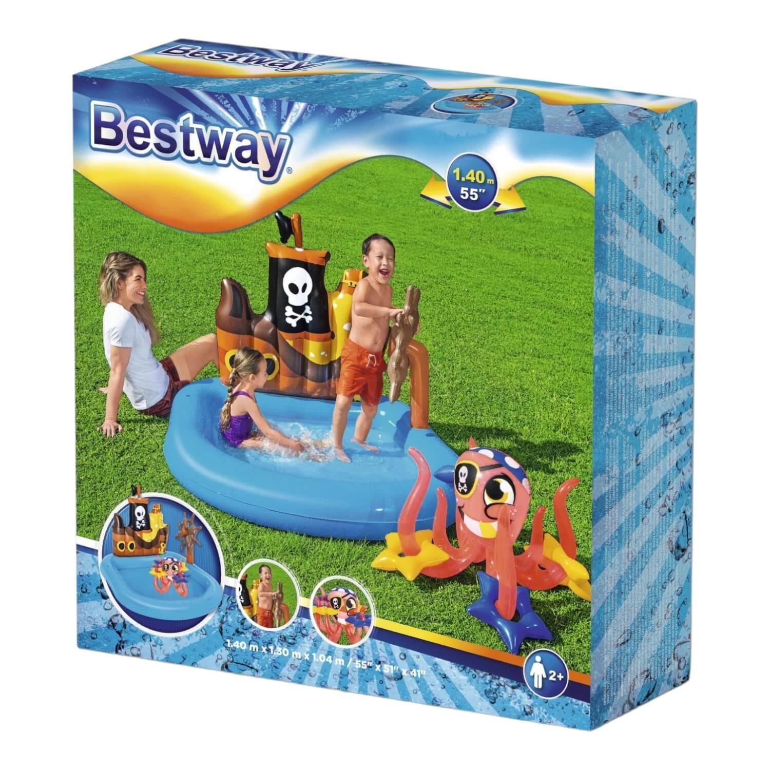 Piscina y juegos Inflable Pirata 1.40X1.30X 1.04 Bestway-2