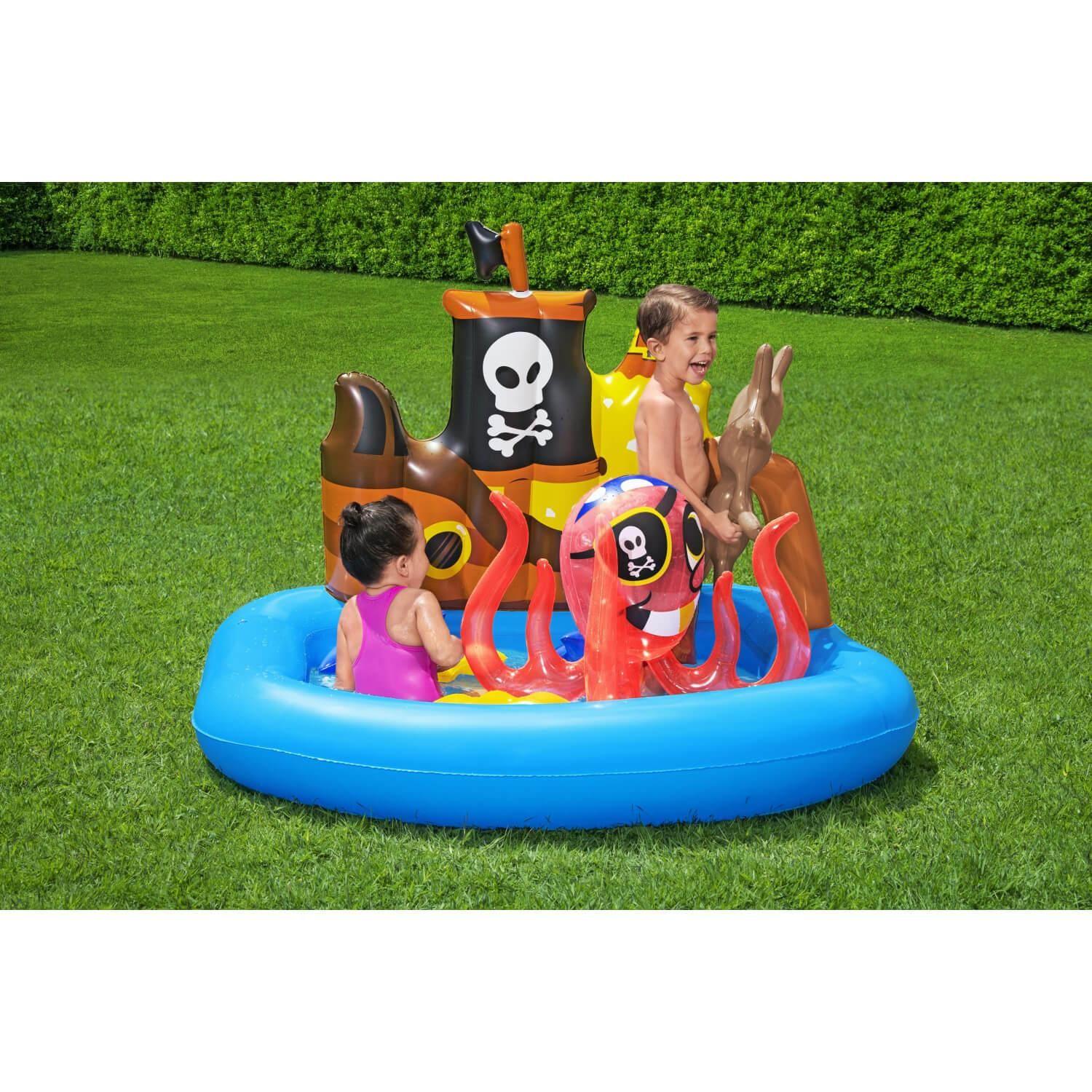 Piscina y juegos Inflable Pirata 1.40X1.30X 1.04 Bestway-7