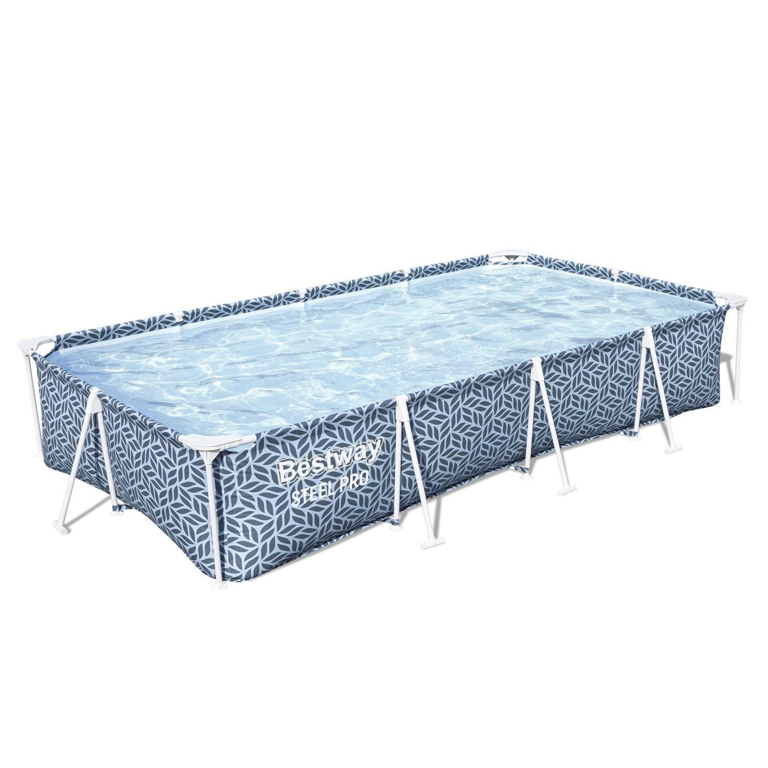 Piscina Bestway Rectangular SteelPro Diseño 3.66mX2.01mx66cm-3