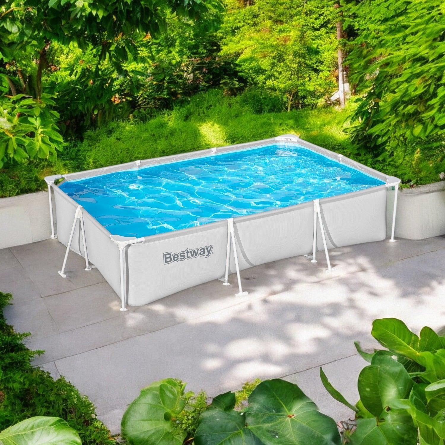 Piscina Bestway Rectangular SteelPro Deluxe 3.00MX2.01Mx66cm-2