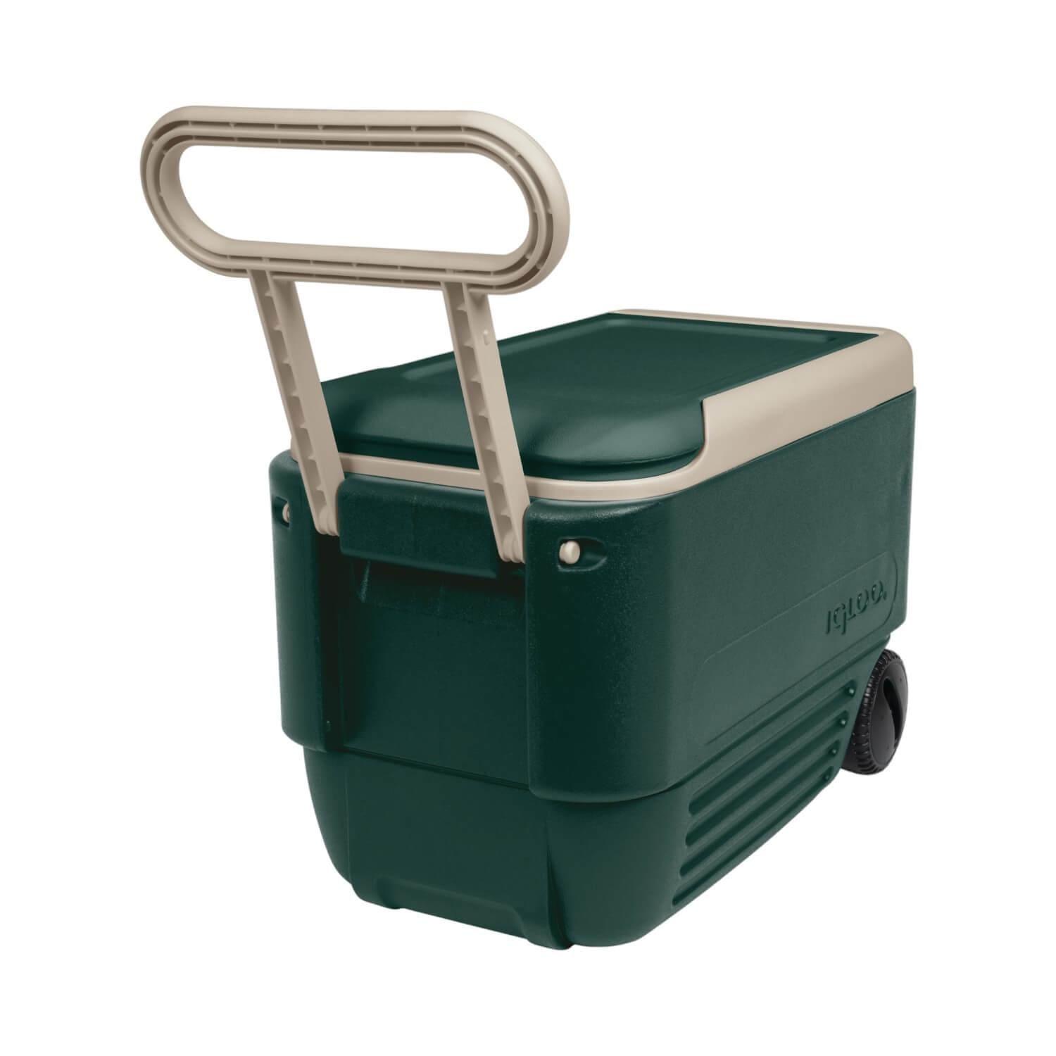 Cooler Nevera Hielera con Ruedas Laguna Verde 36Litros Igloo-2