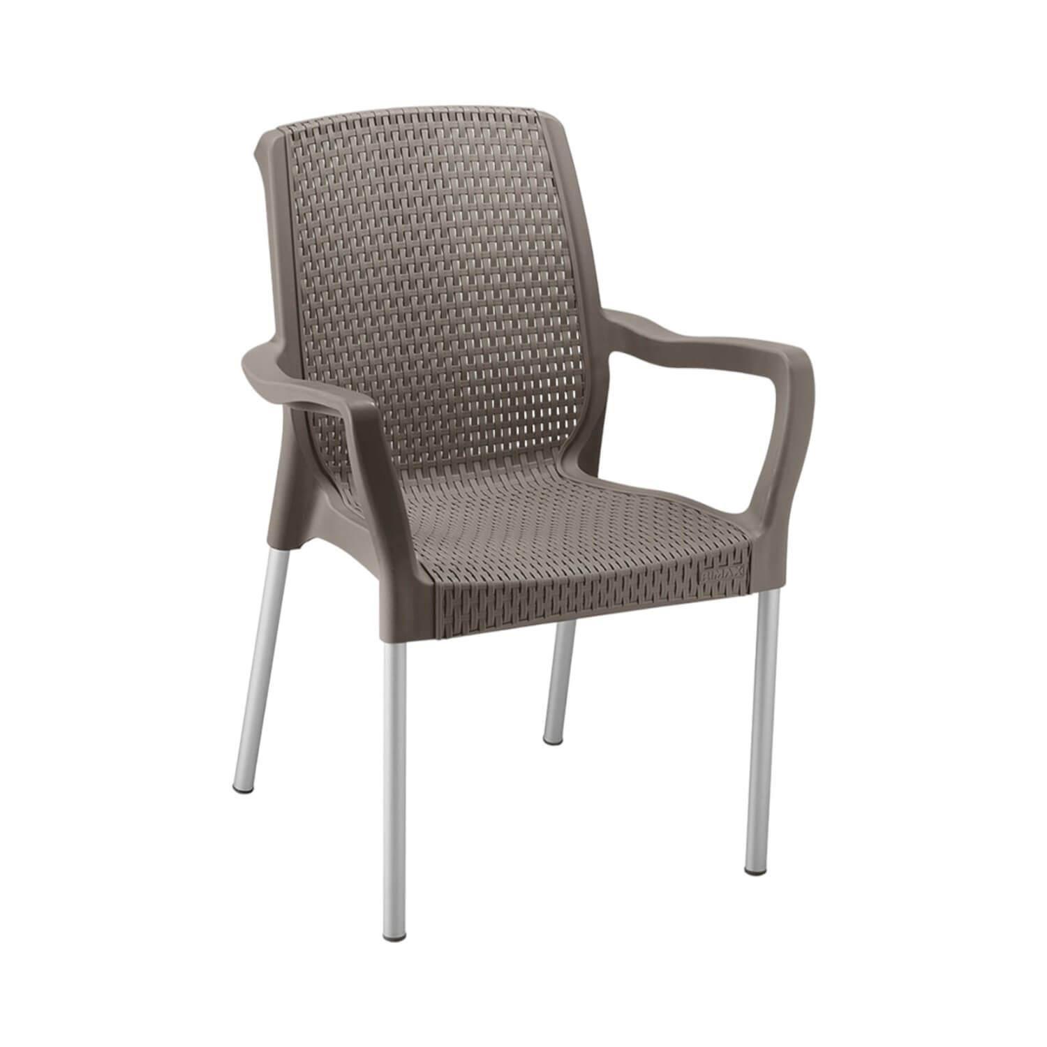 Silla de Terrraza con brazo Café Shia Rimax-0