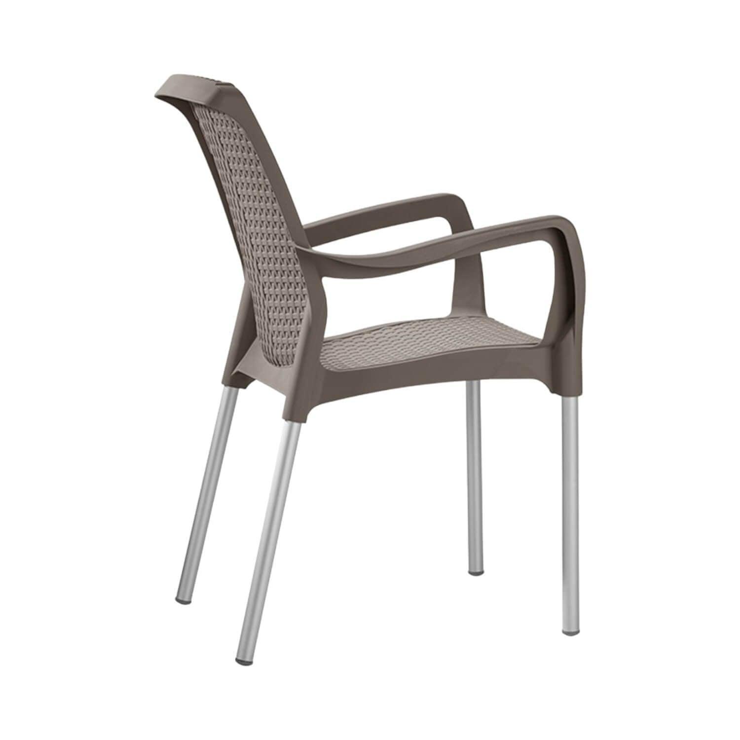 Silla de Terrraza con brazo Café Shia Rimax-3