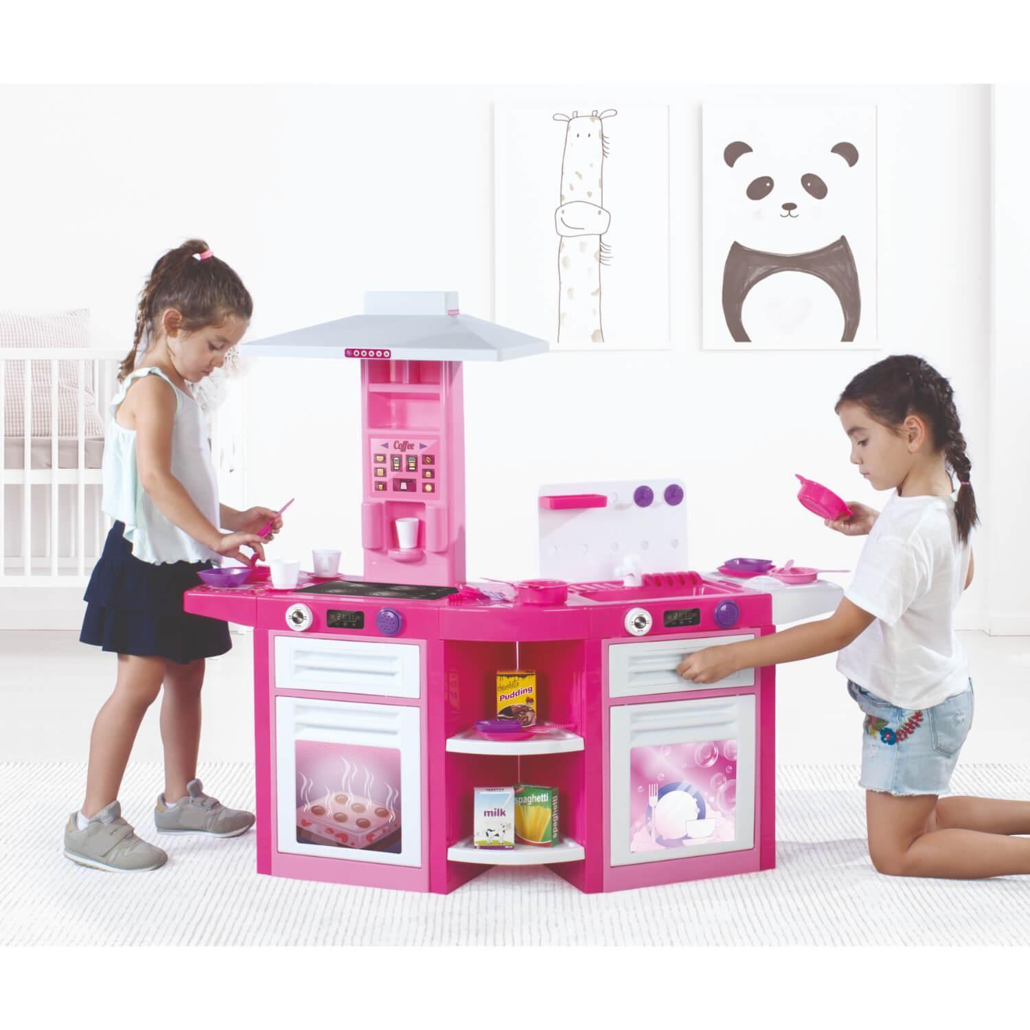 Cocina Plastica Doble Unicornio + Extras 109x65x100cm Dolu-2