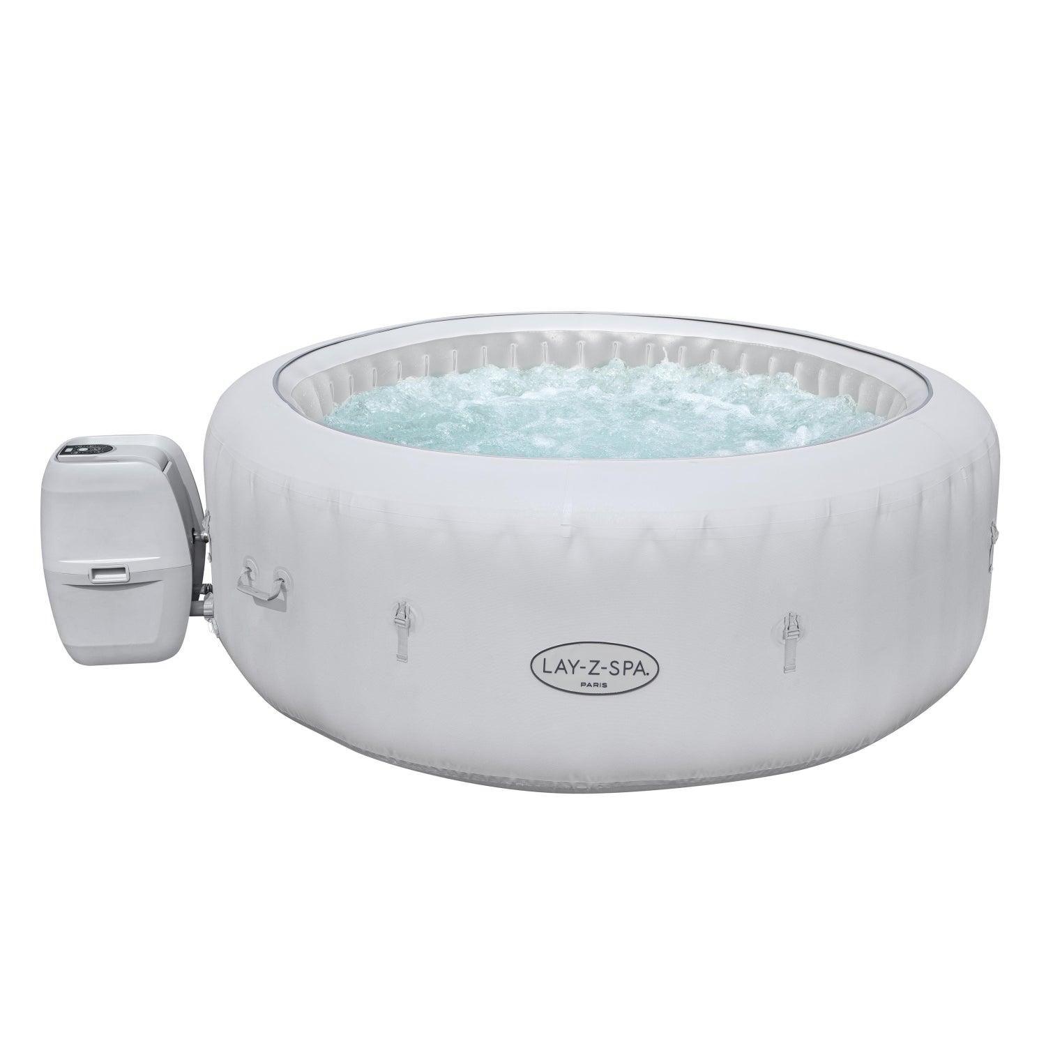 Hot Tub Spa Jacuzzi Inflable Paris 6 Personas Bestway 806 L-0