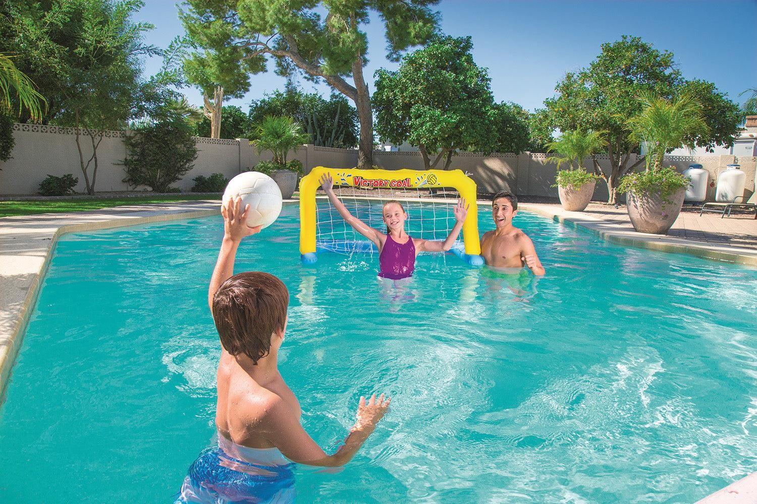 Arco Water Polo Inflable + Pelota para Piscina Bestway-7