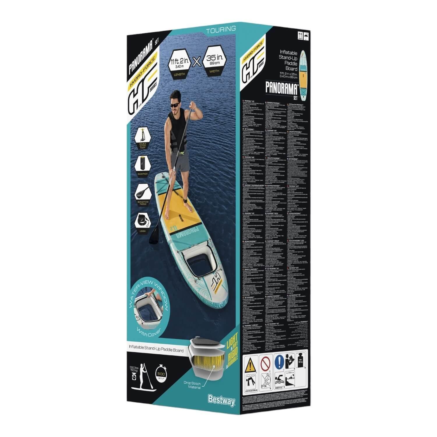 Stand Up Paddle Inflable Set con ventana 340x89x15cm Bestway-4