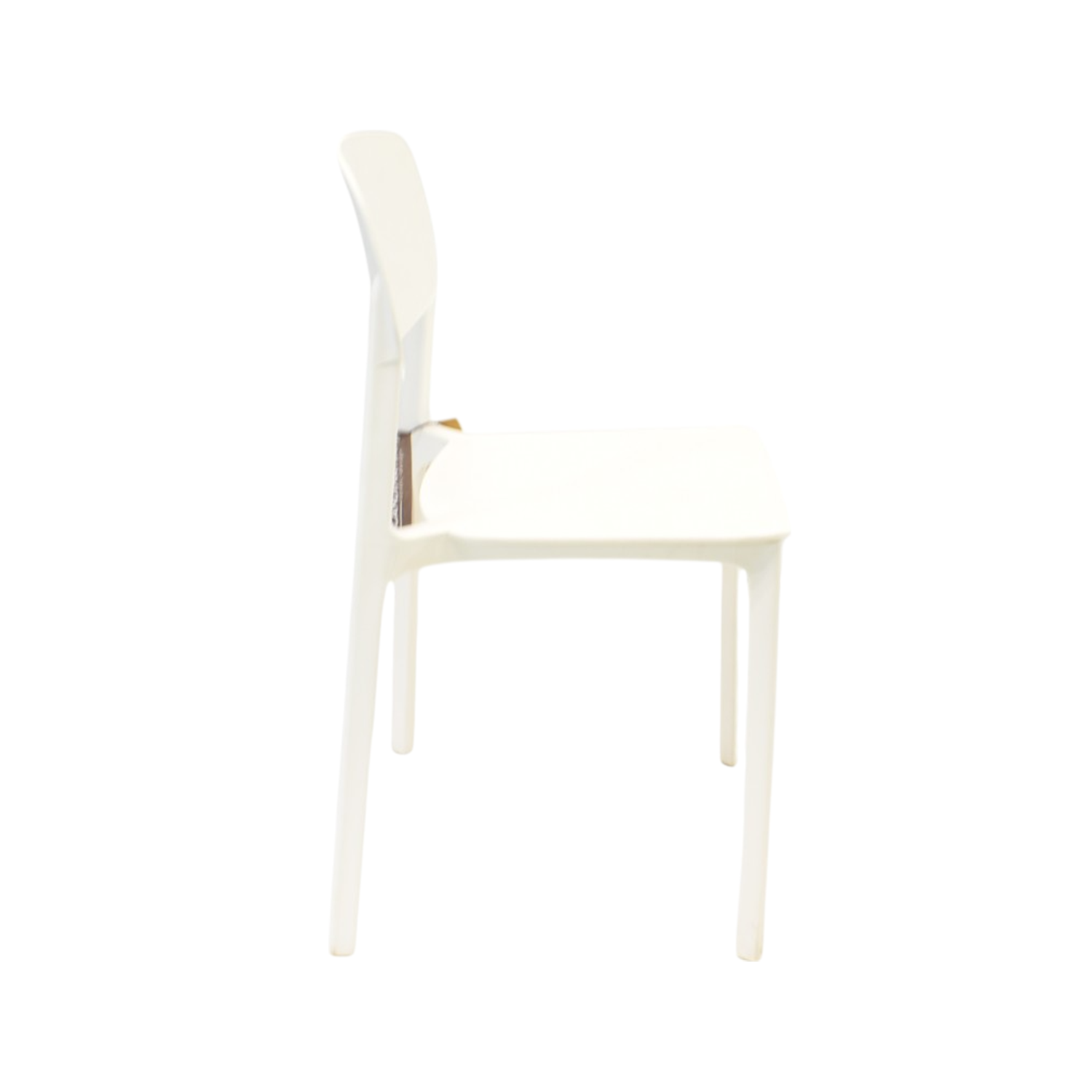 Silla Plástico Apilable Deco Estocolmo Blanca Escandinavia-2