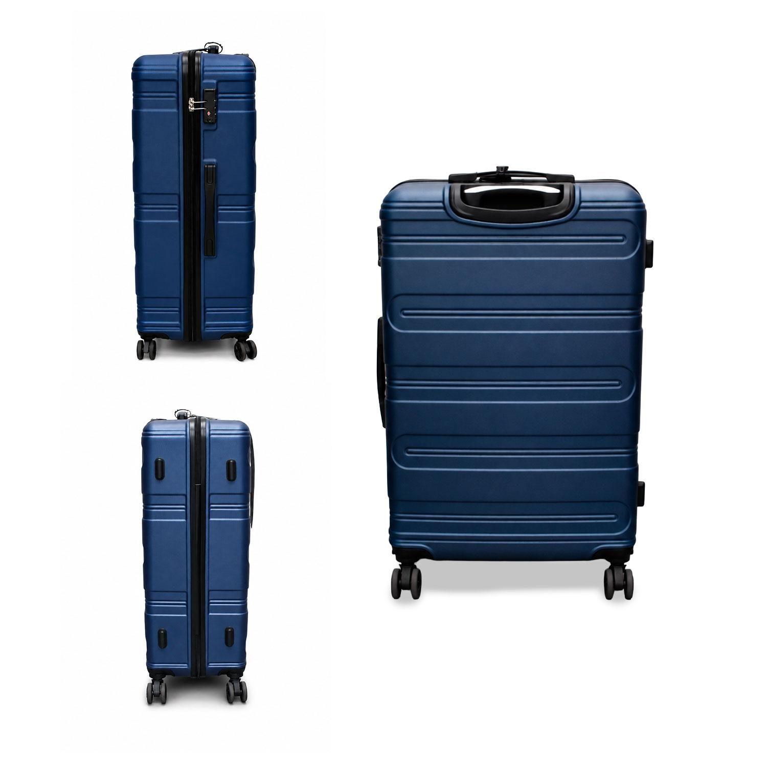 Maleta Northpak Rigida Resistente Ultraliviana 24" 59L Azul-6