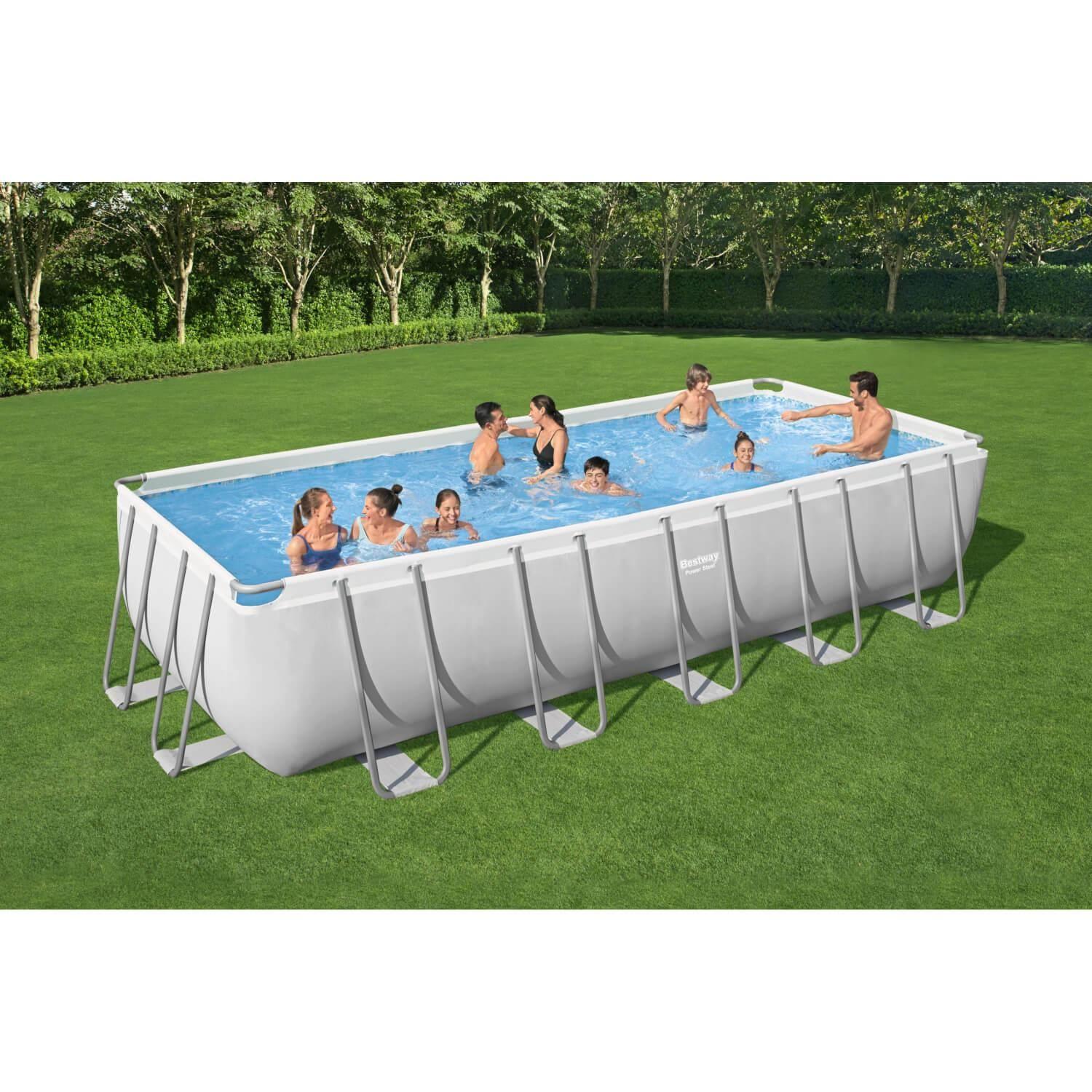 Piscina Bestway Rectangular Filtro+Accesorio 6.40X2.74X1.32M-2