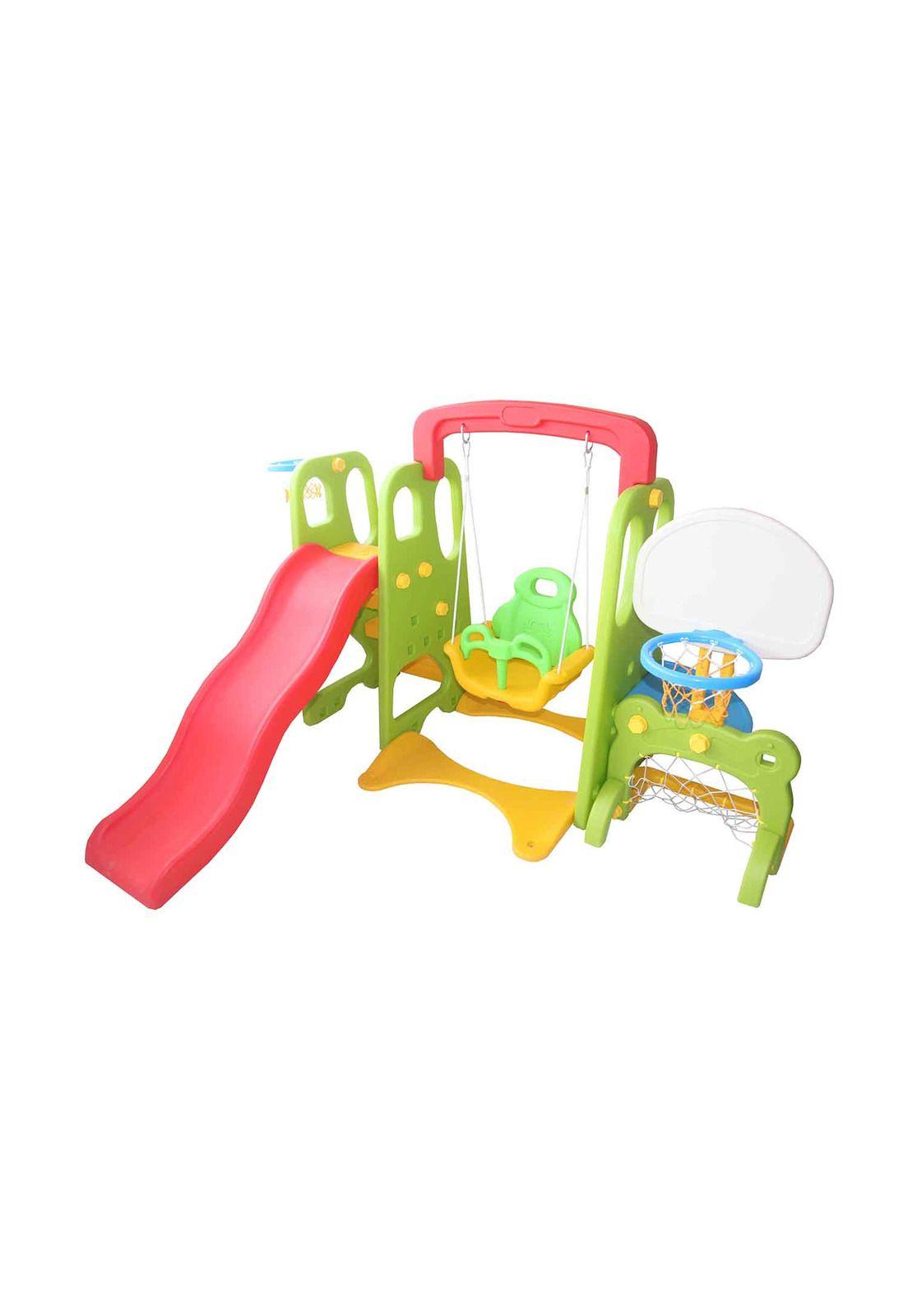 Resbalin + Columpio + Aro Basketball 5 En 1 Gamepower-1