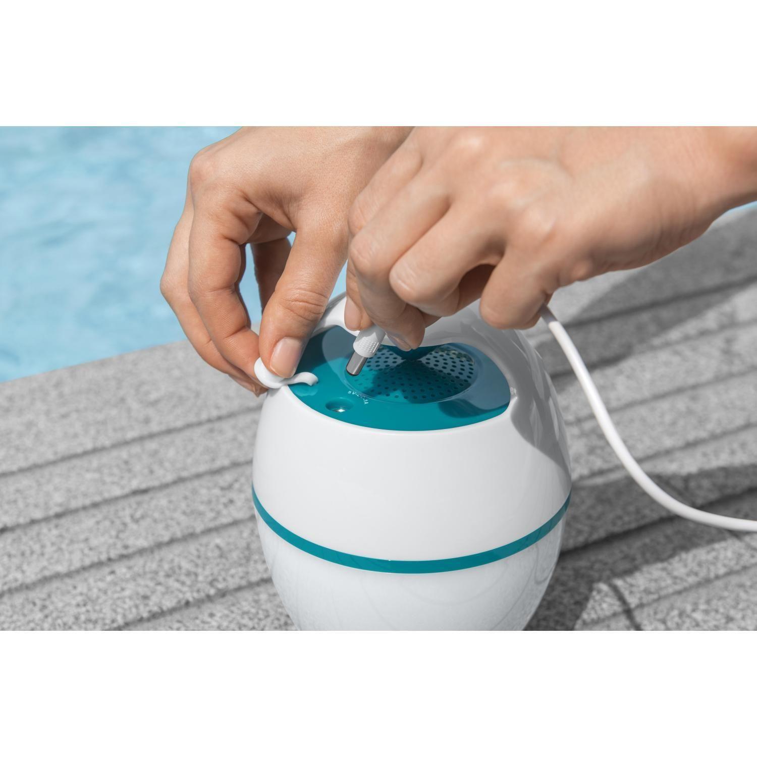 Parlante Altavoz Flotante Bluetooth con luces para piscinas-2