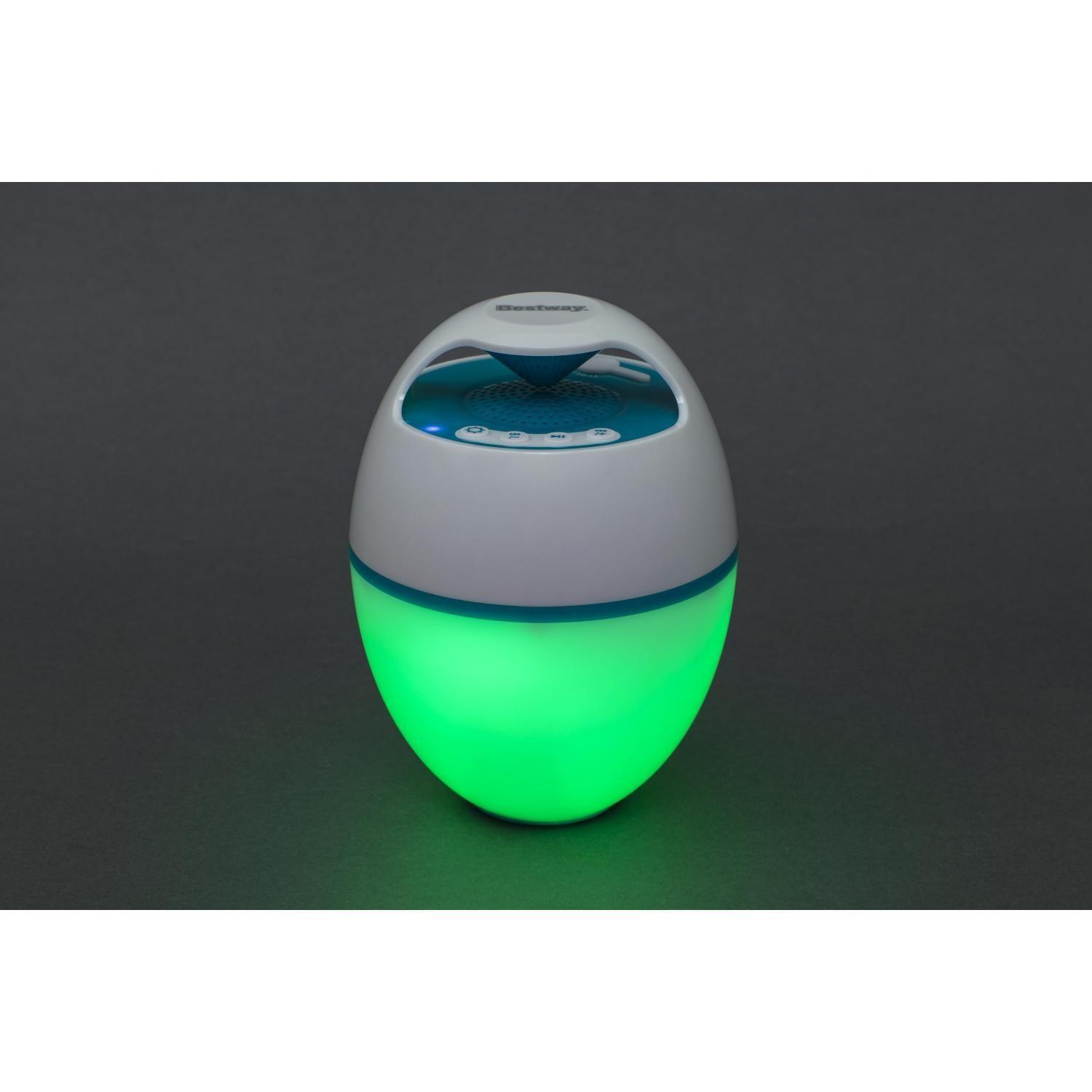 Parlante Altavoz Flotante Bluetooth con luces para piscinas-5
