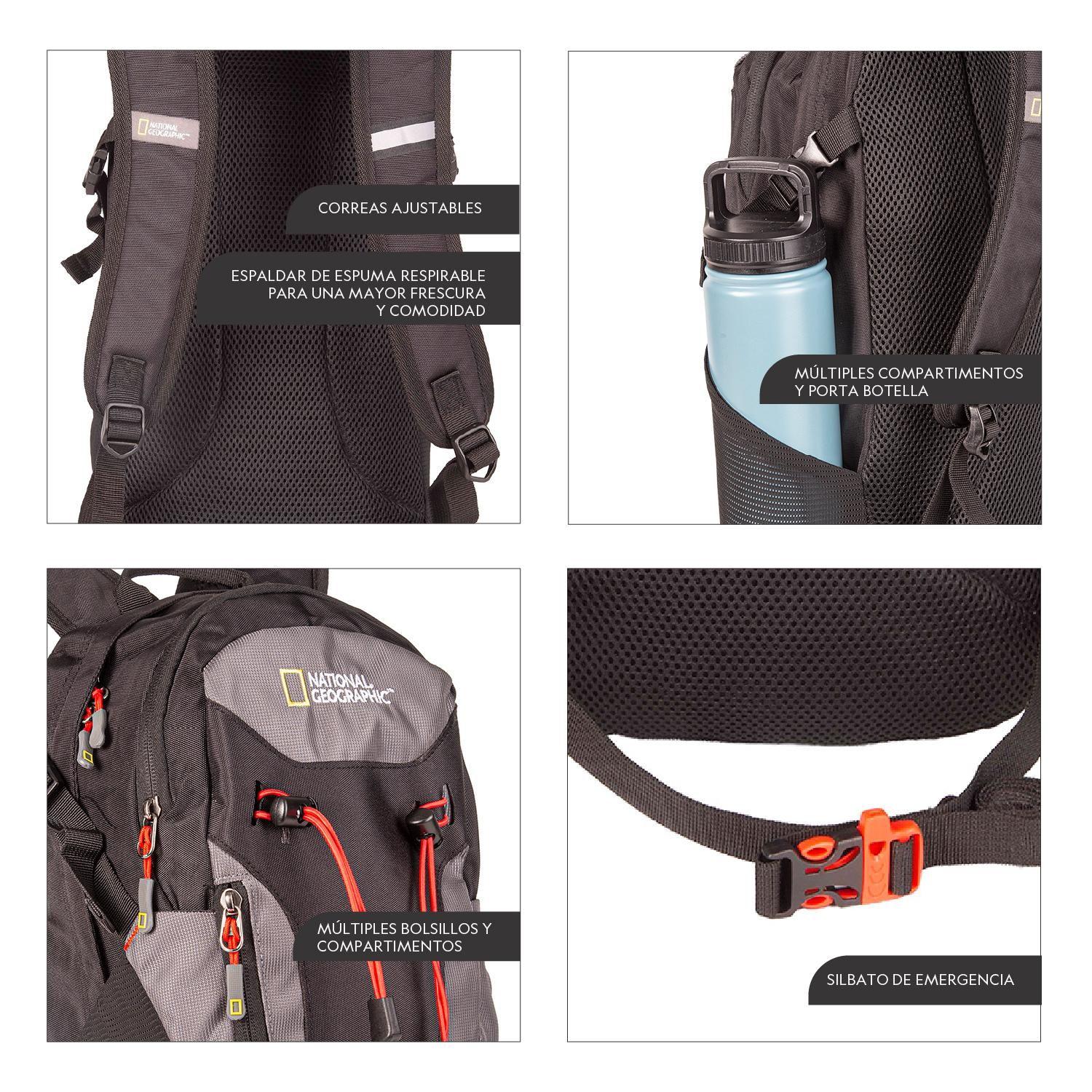 Mochila Rondane Negro 15 Litros National Geographic-1