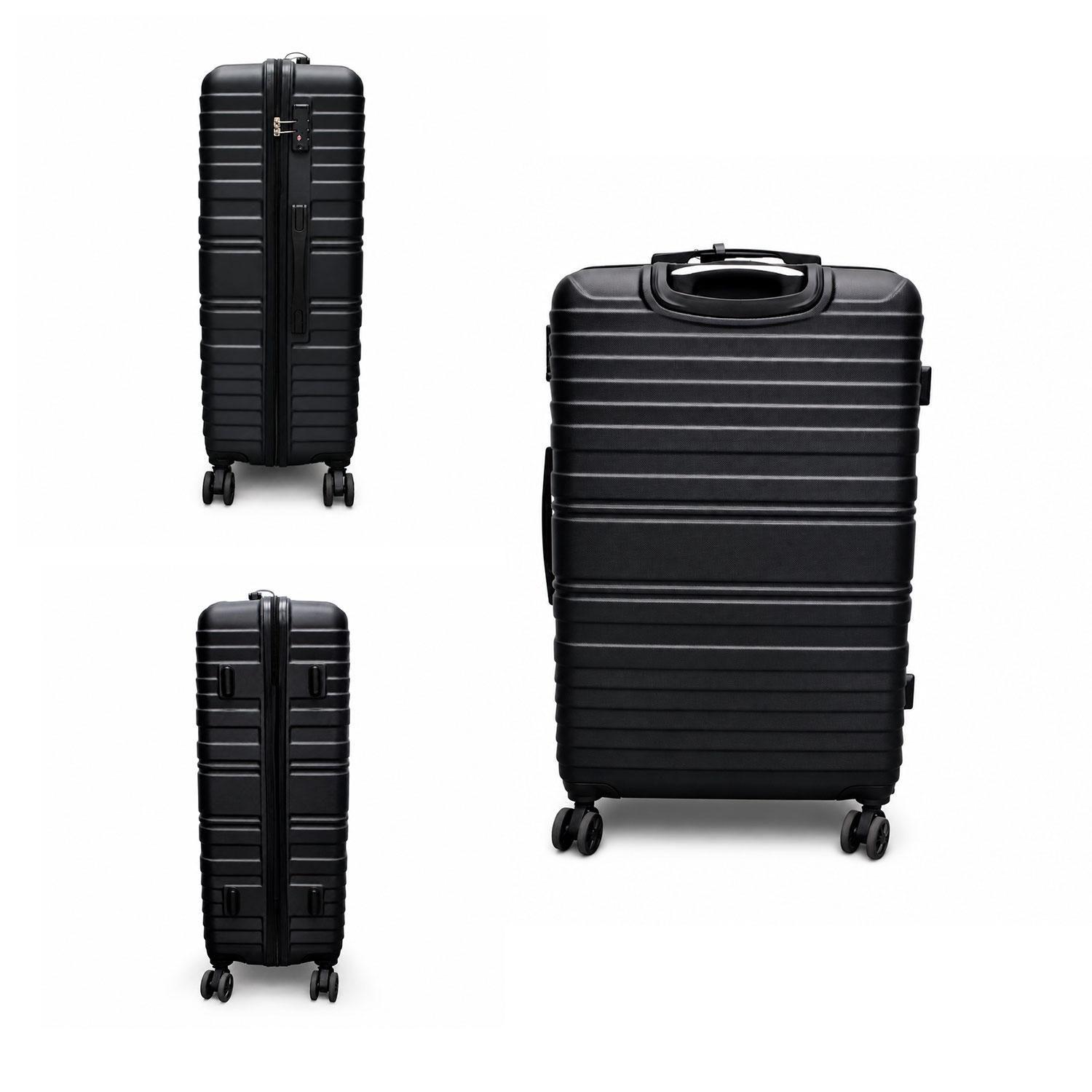 Maleta North Pak Rigida Resistente Ultraliviana 30" 107L Negro-6