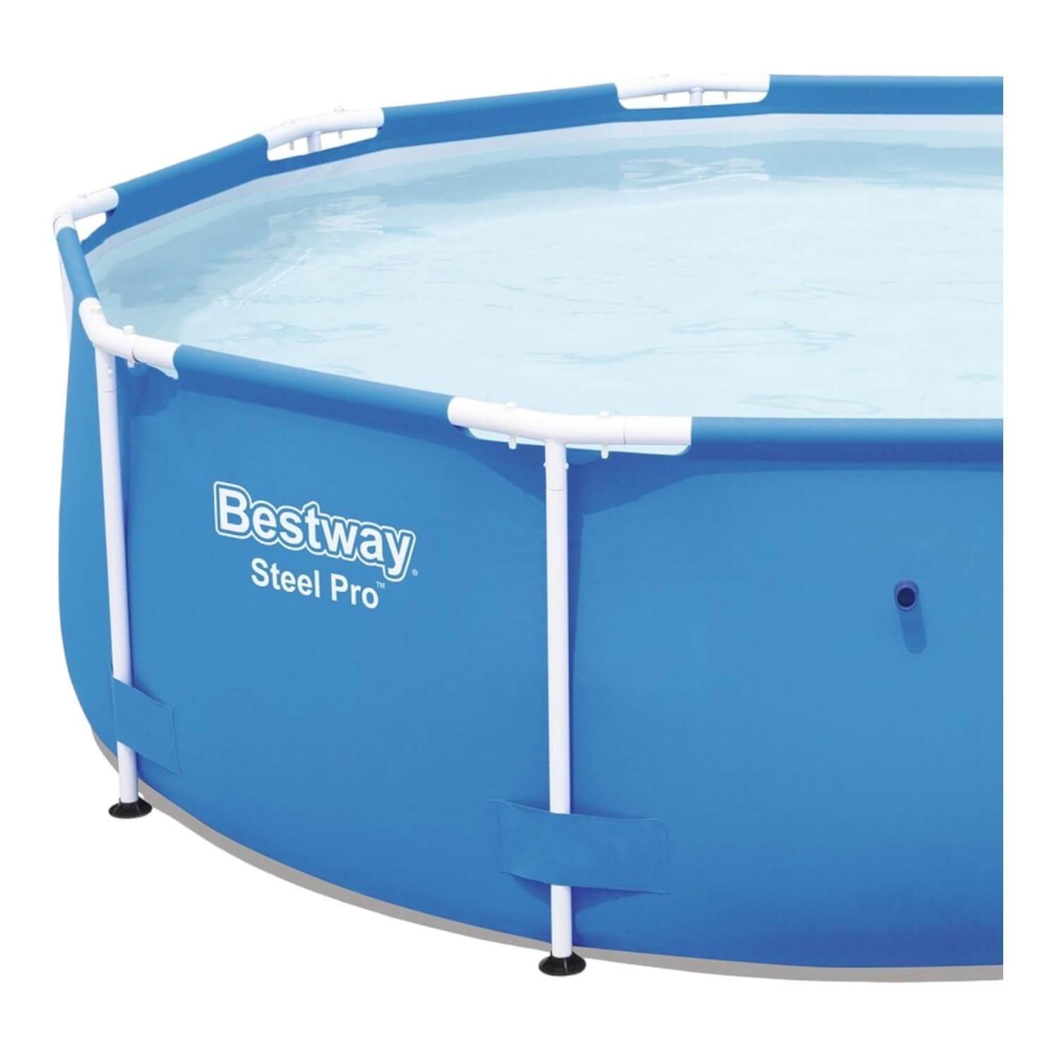 Piscina Bestway Redonda Steel Pro 3.05MX76Cm Azul-2