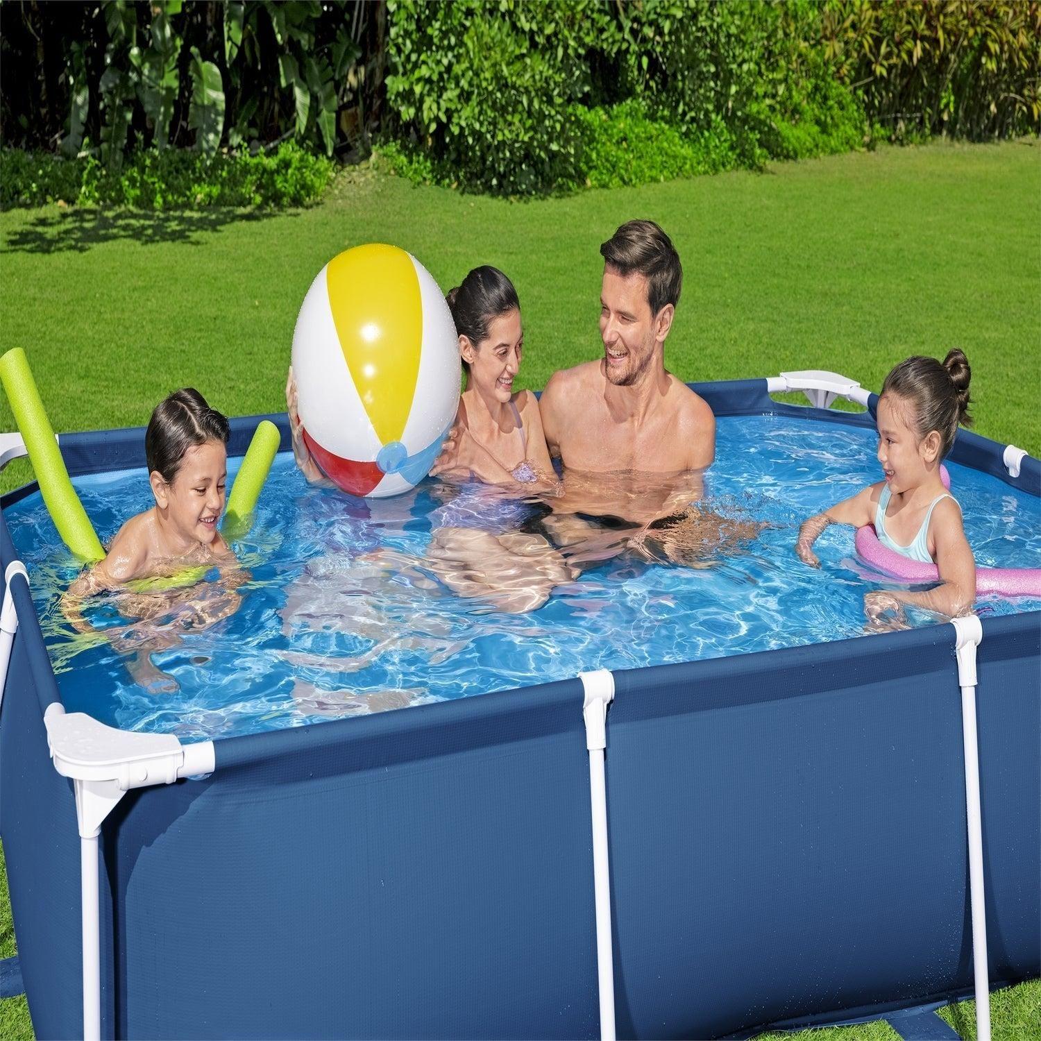Piscina Bestway Rectangular Steel Pro 2.59MX1.70MX61Cm Azul-3