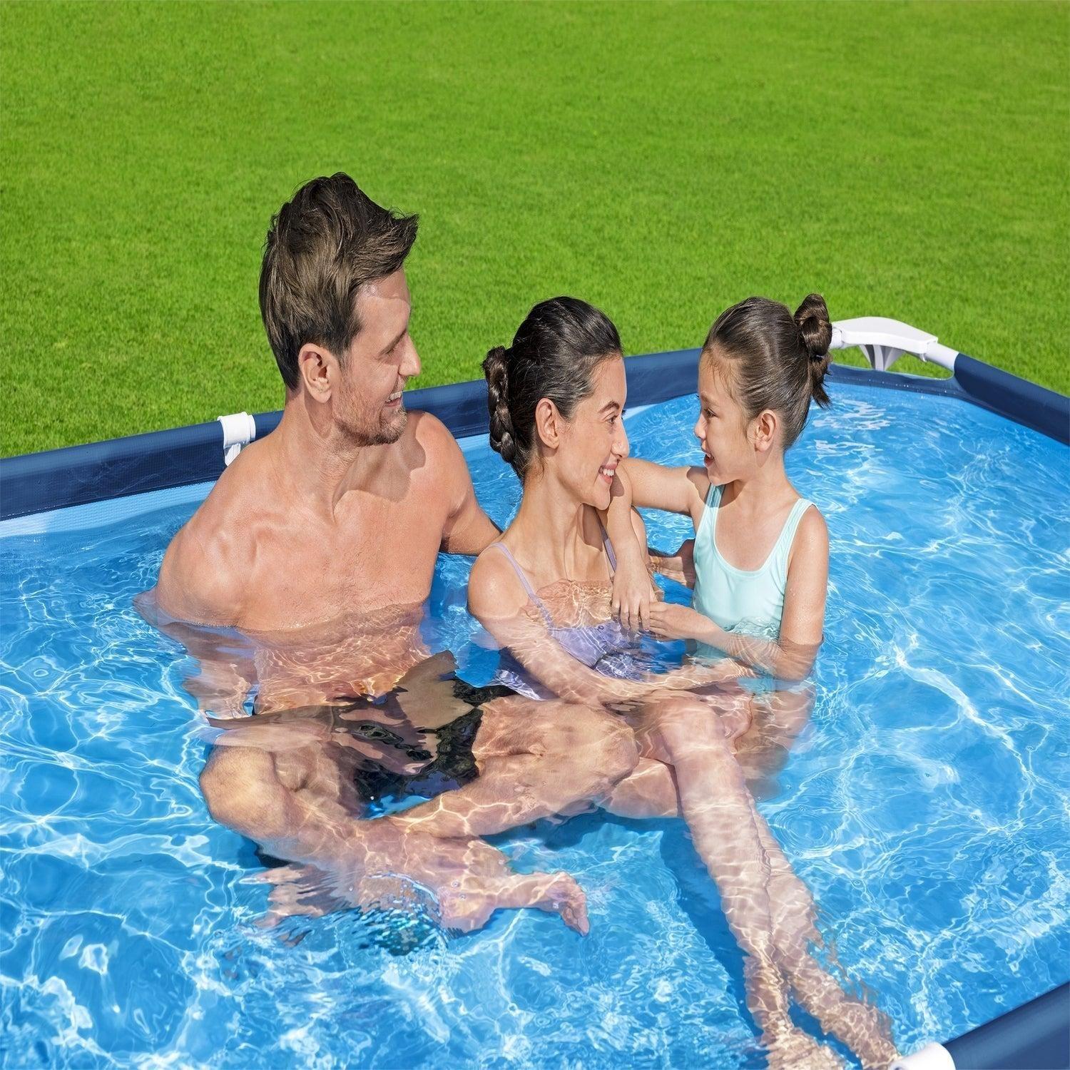 Piscina Bestway Rectangular Steel Pro 2.59MX1.70MX61Cm Azul-4