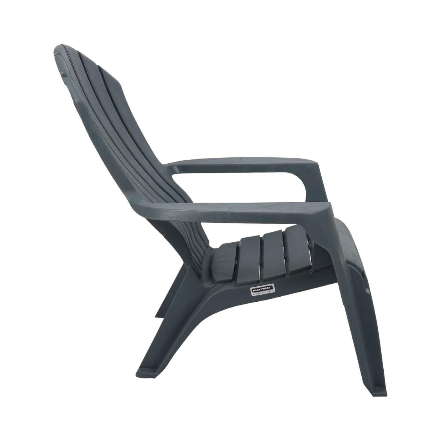 Silla Reposera Plástica Terraza Negra Northwest-3
