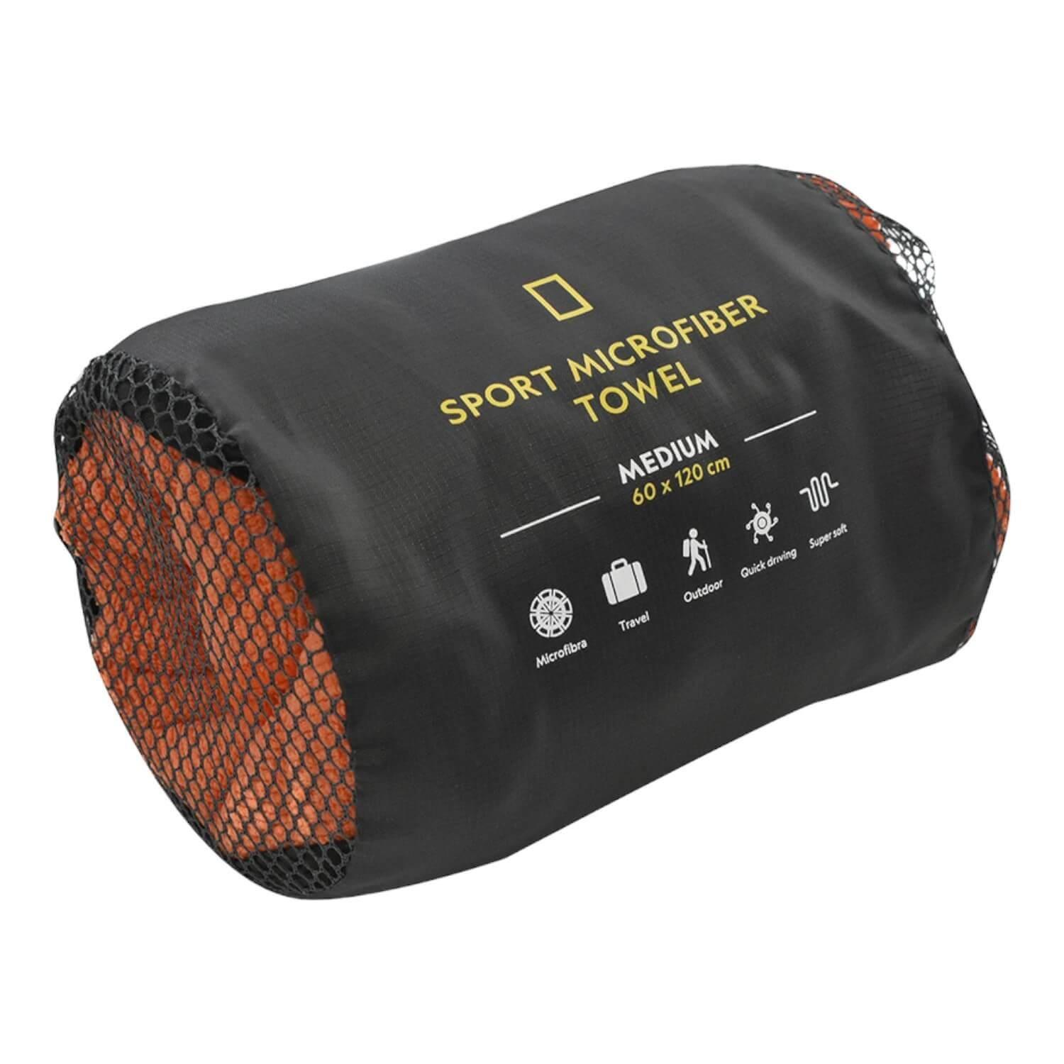 Toalla Deportiva Secado Rapido Naranja M National Geographic-3
