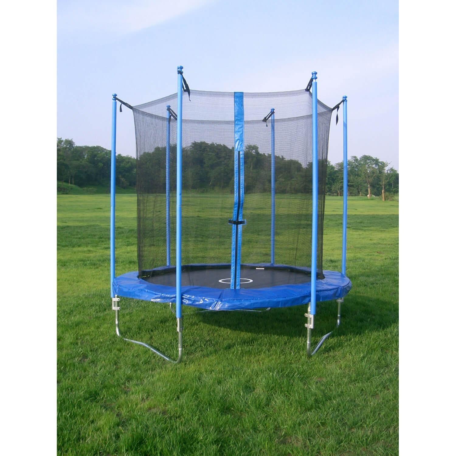 Cama Elastica 2,44m Malla Seguridad Cubre Resorte GamePower-2