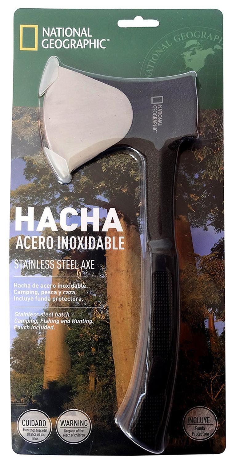 Hacha Acero Inoxidable National Geographic-2