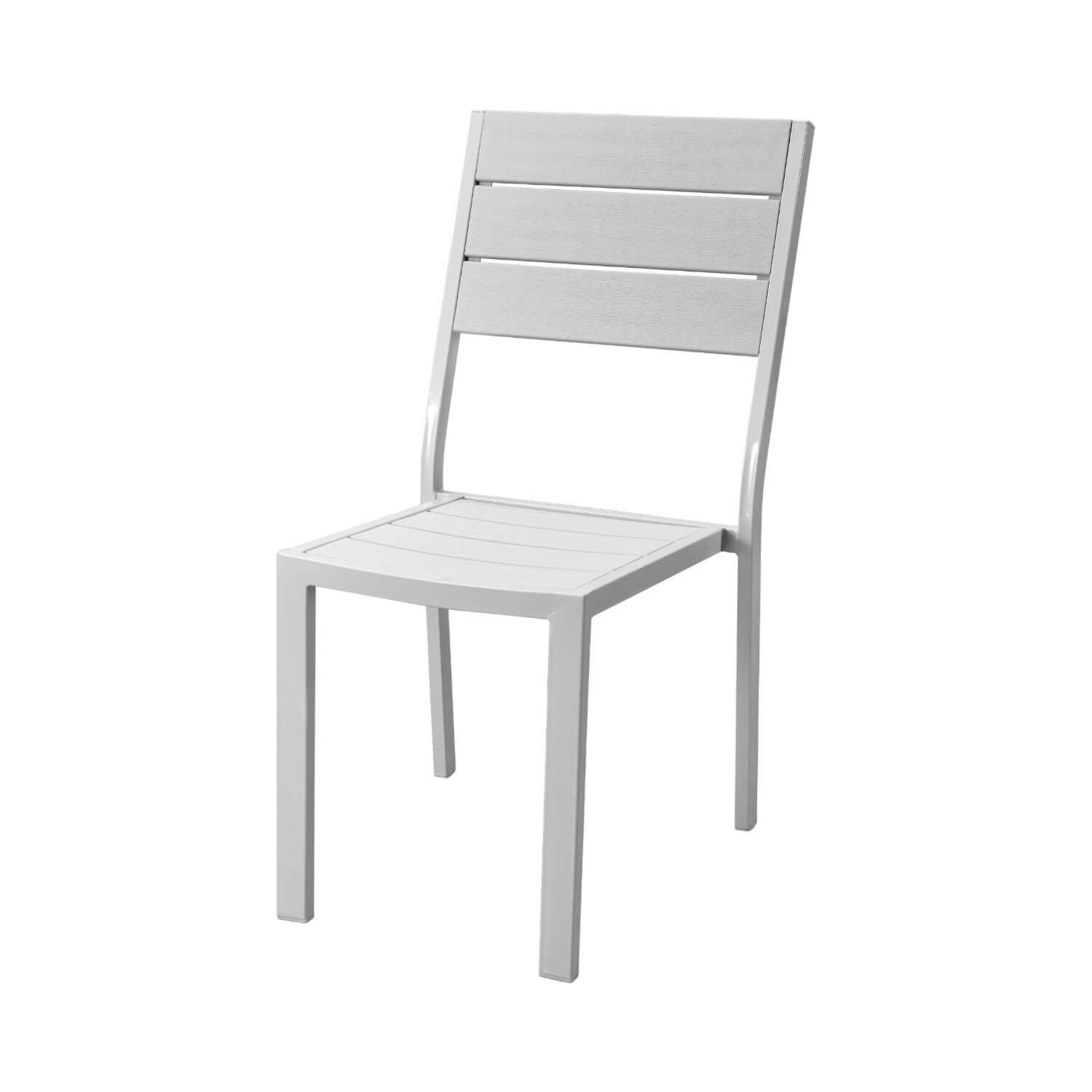 Silla Terraza Polywood Impermeable Blanca Northwest-0