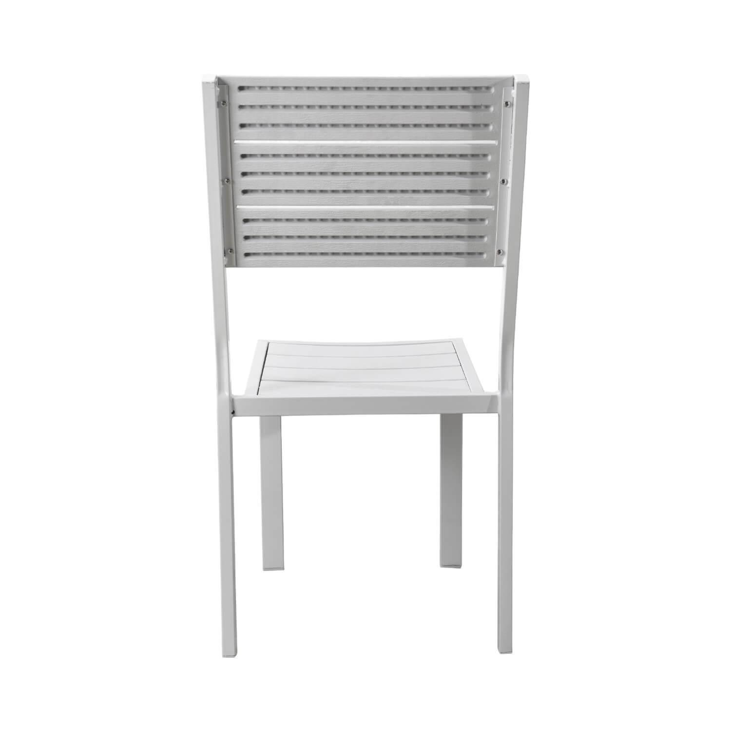 Silla Terraza Polywood Impermeable Blanca Northwest-1