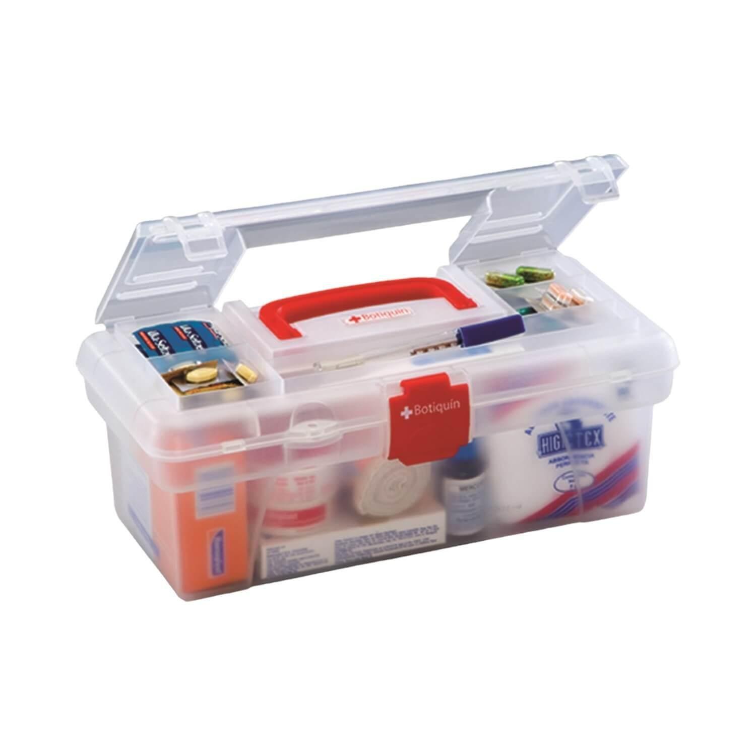 Caja Organizadora Botiquin Transparente 30x16x13 cms Rimax-5