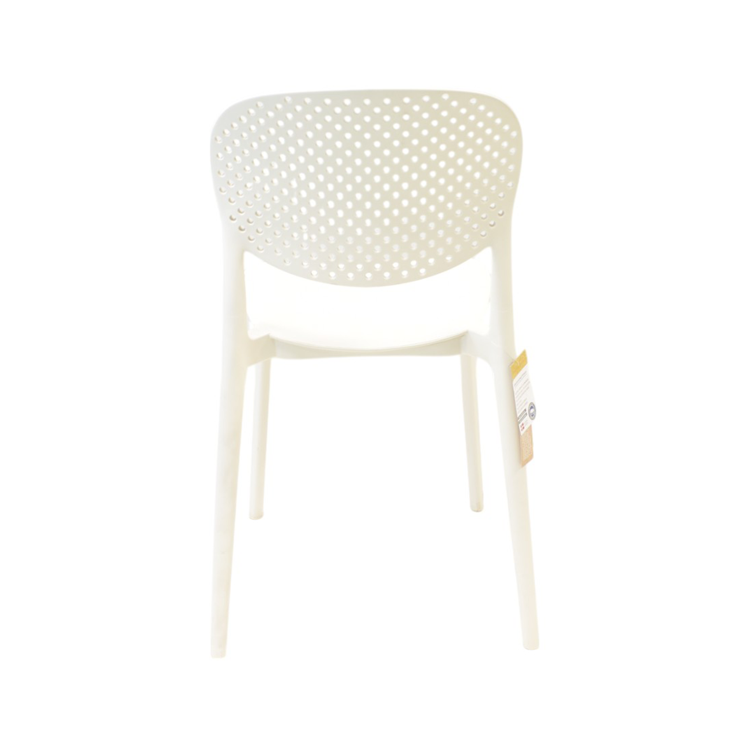 Silla Plástico Apilable Deco Hamburg Blanca Escandinavia-3
