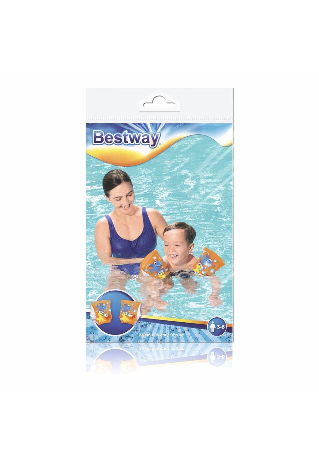 Alitas Inflable Pescaditos 23X15Cm 3-6 Años Bestway-8