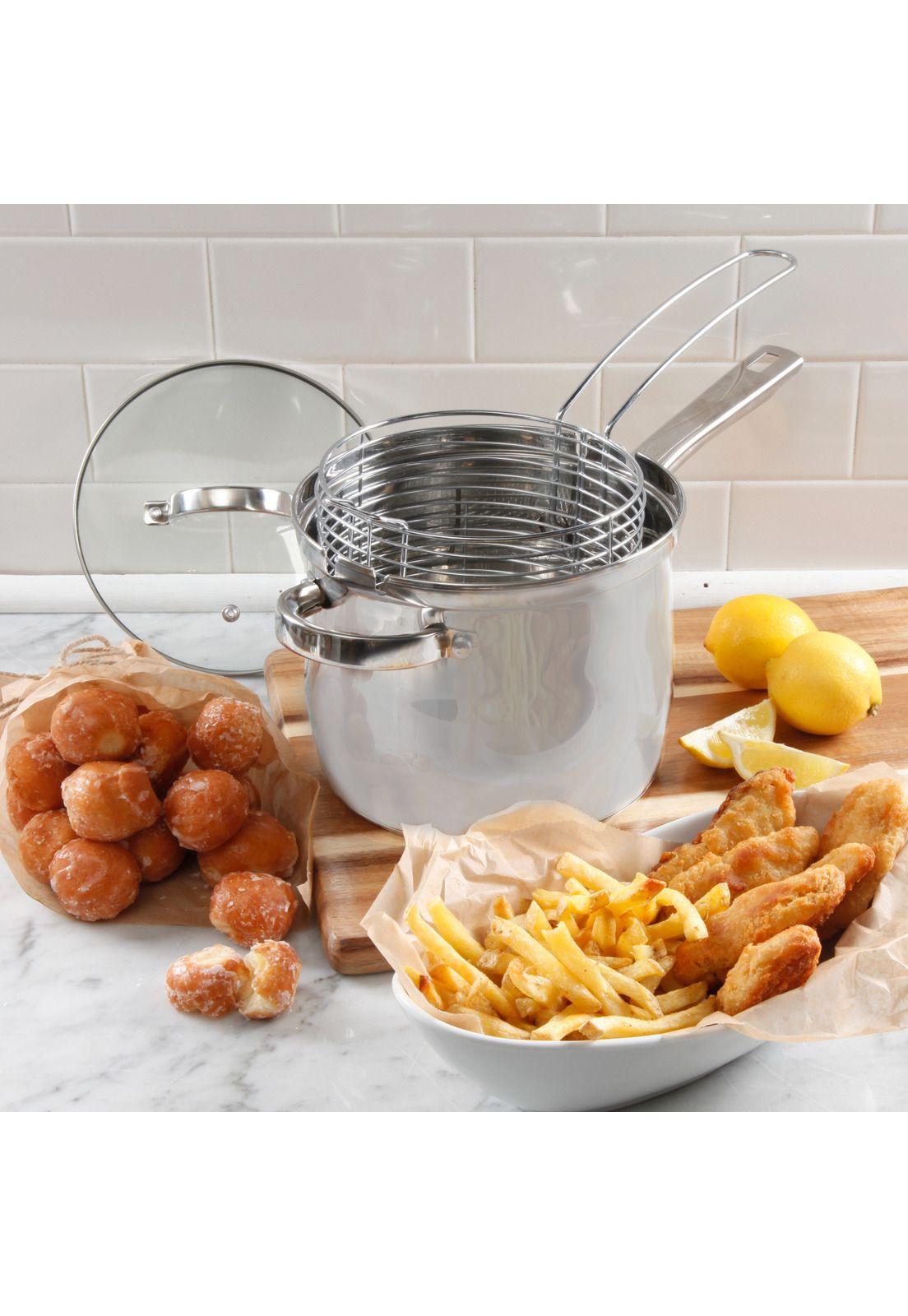 Set Freidora Sangerfield Acero Inoxidable 3,7 Litros Oster-8