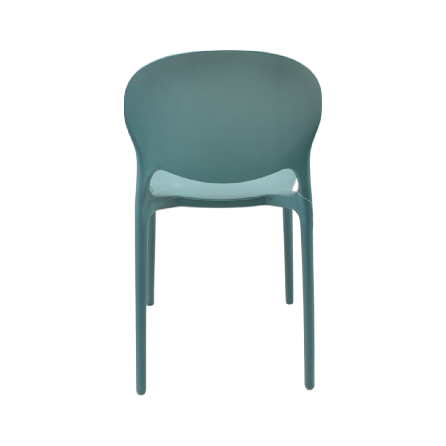 Silla Plástico Apilable Deco Berlín Azul Escandinavia-3