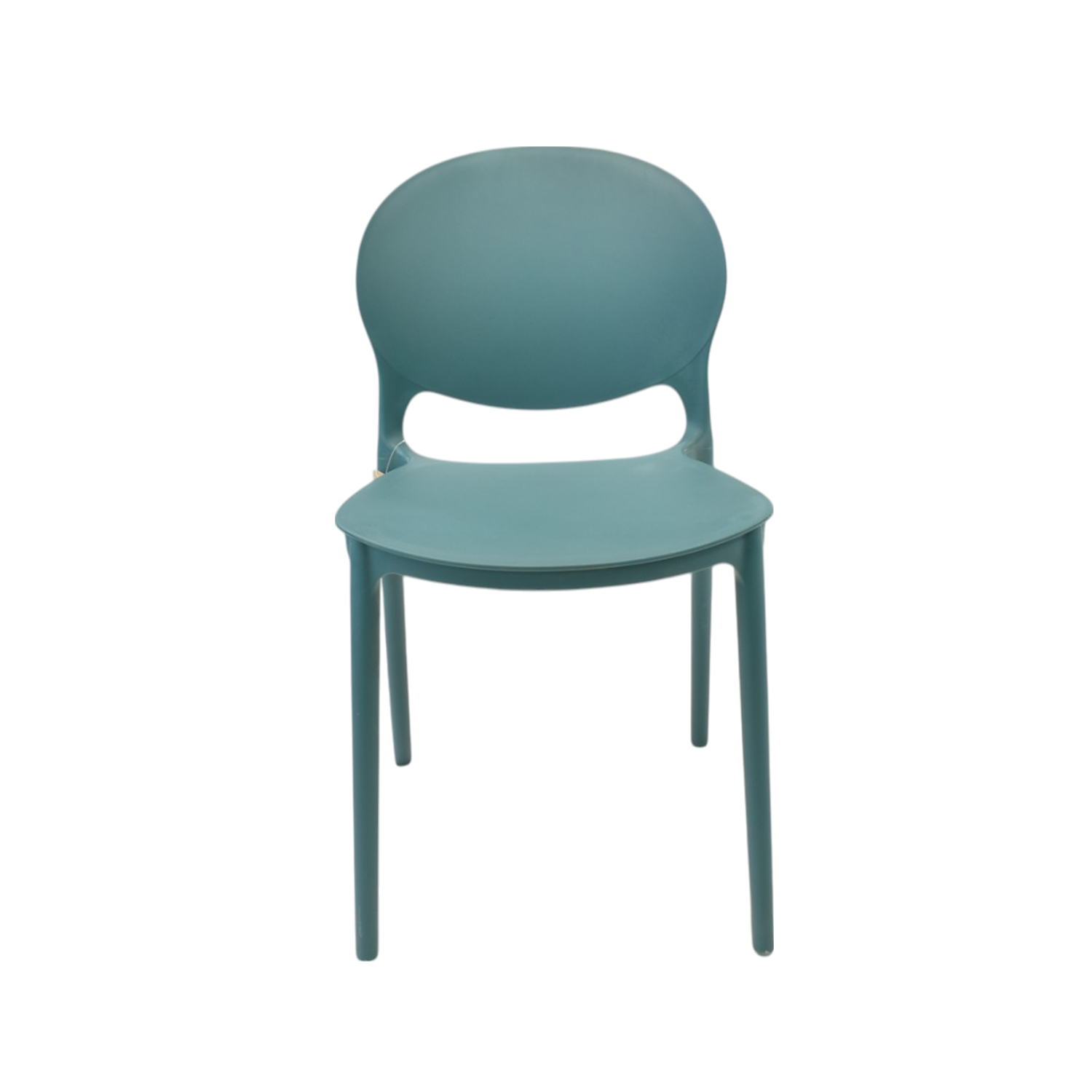 Silla Plástico Apilable Deco Berlín Azul Escandinavia-2