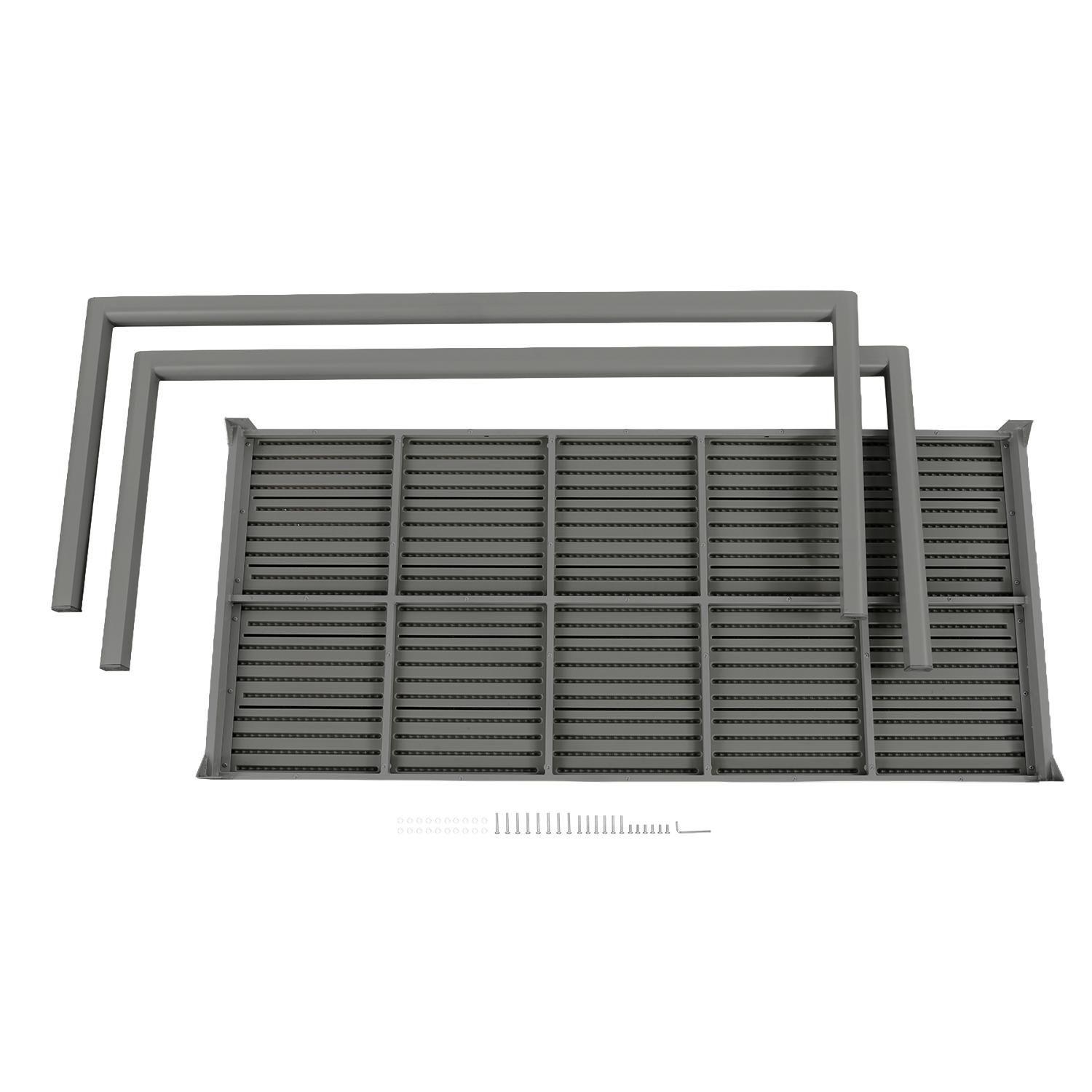Juego Comedor Terraza 6 Personas Mesa 180x90cm Beige Northwest-6