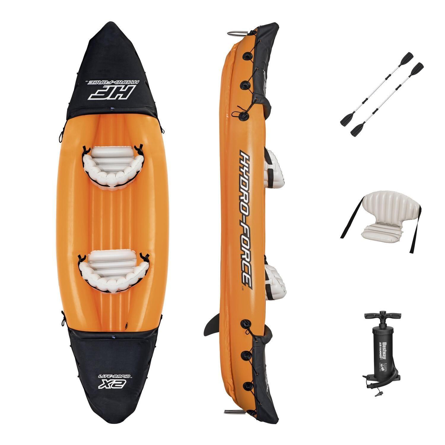 Kayak Inflable Doble Lite-Rapid 3.21MX88Cm Bestway-0