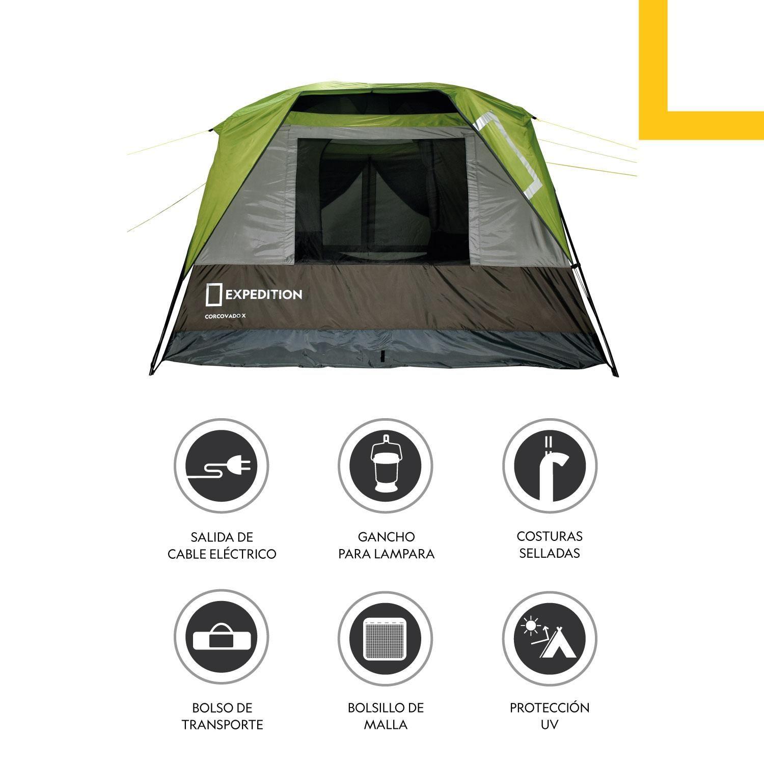 Carpa Camping 10 Personas Corcovado National Geographic-2