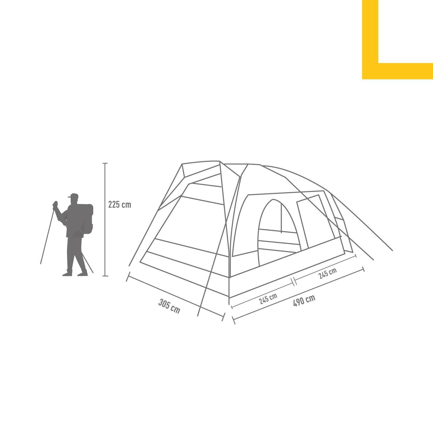 Carpa Camping 10 Personas Corcovado National Geographic-7