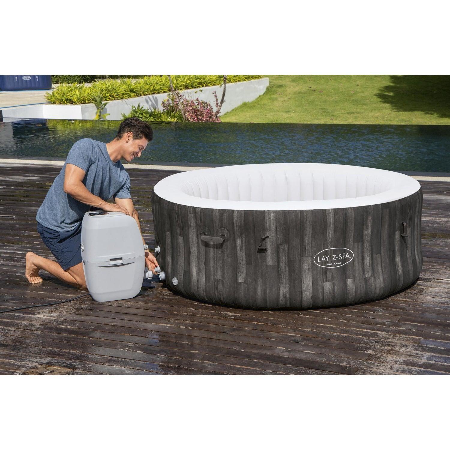 Hot Tub Spa Jacuzzi Inflable Bahamas 4 Personas Bestway-6