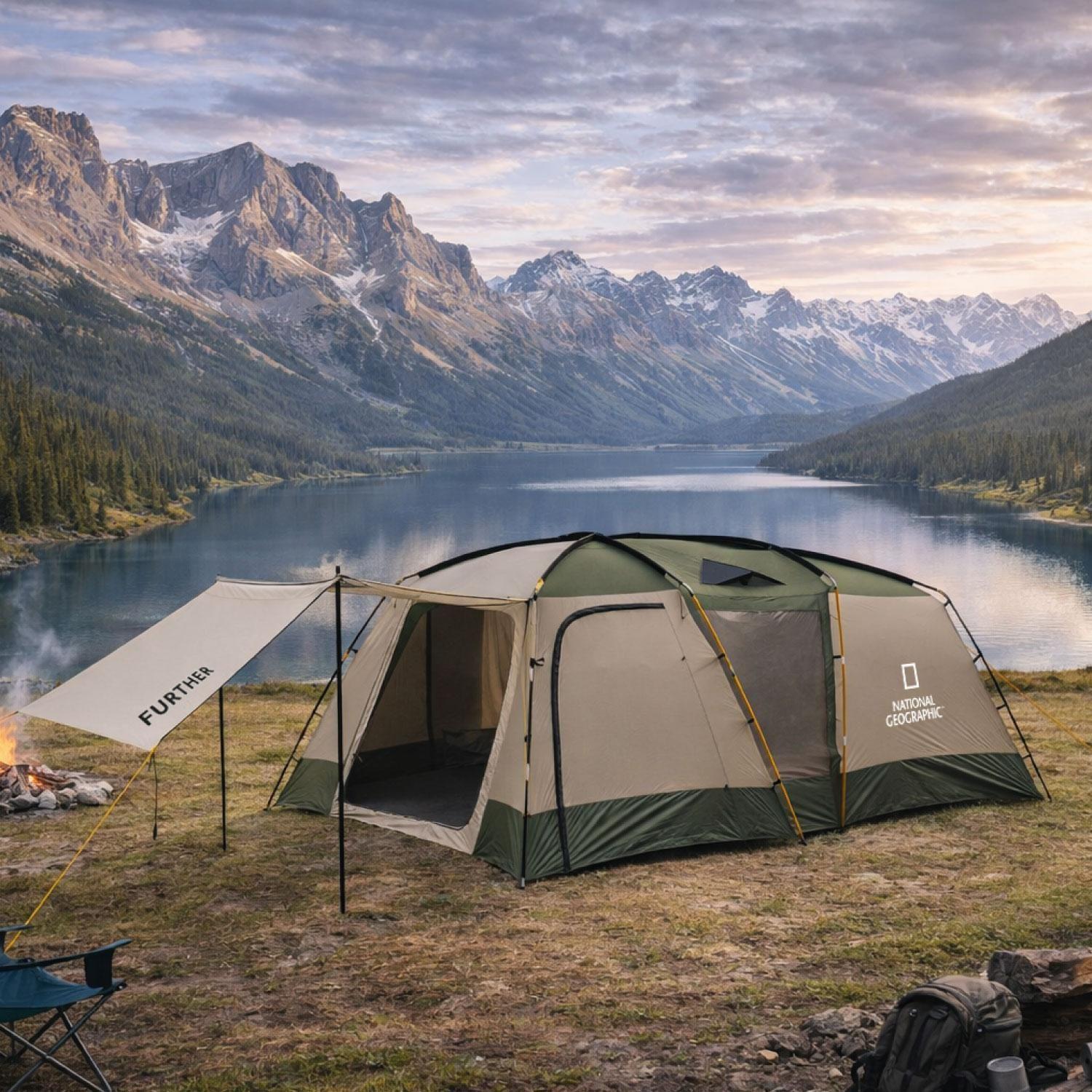 Carpa Camping 6 Personas Borneo National Geographic-5