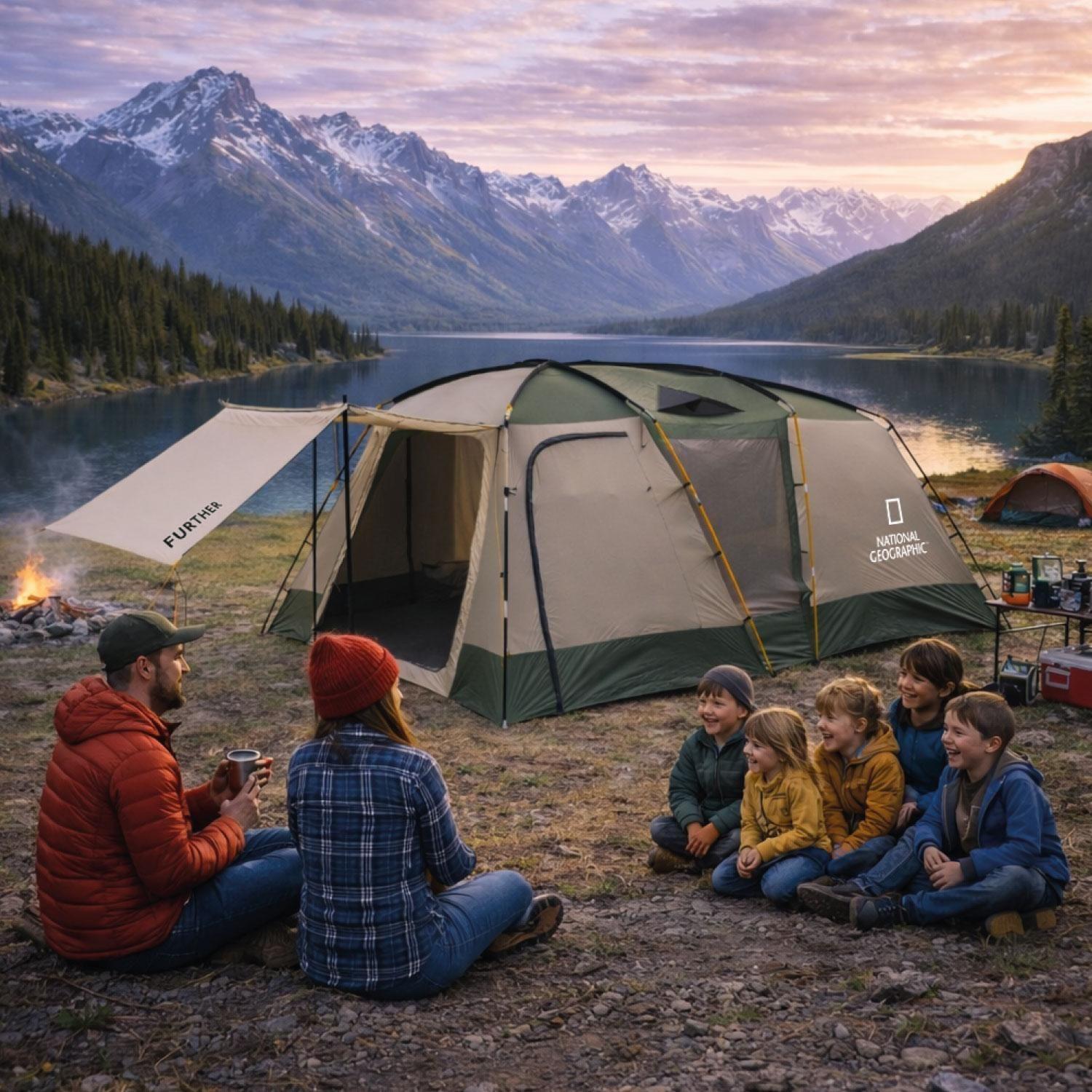 Carpa Camping 6 Personas Borneo National Geographic-6