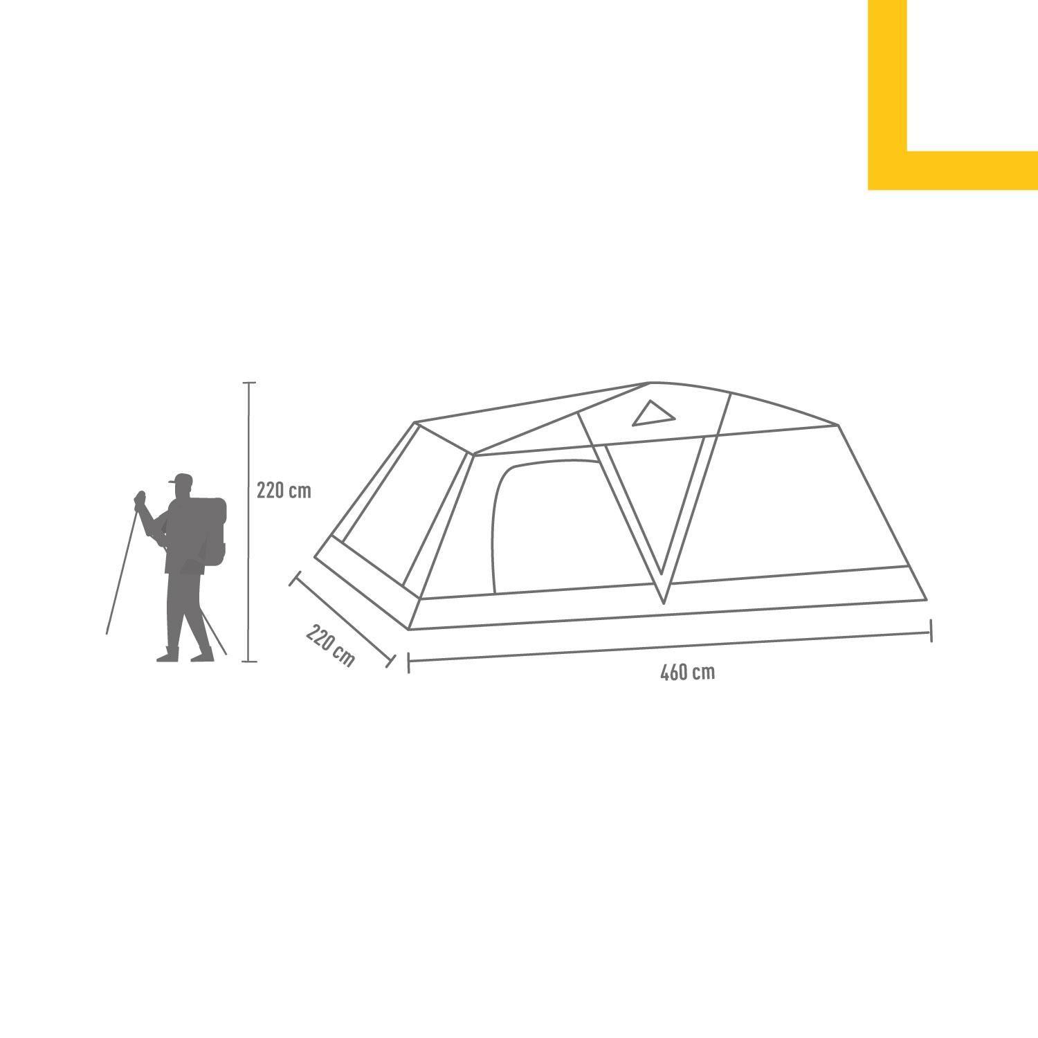 Carpa Camping 6 Personas Borneo National Geographic-7